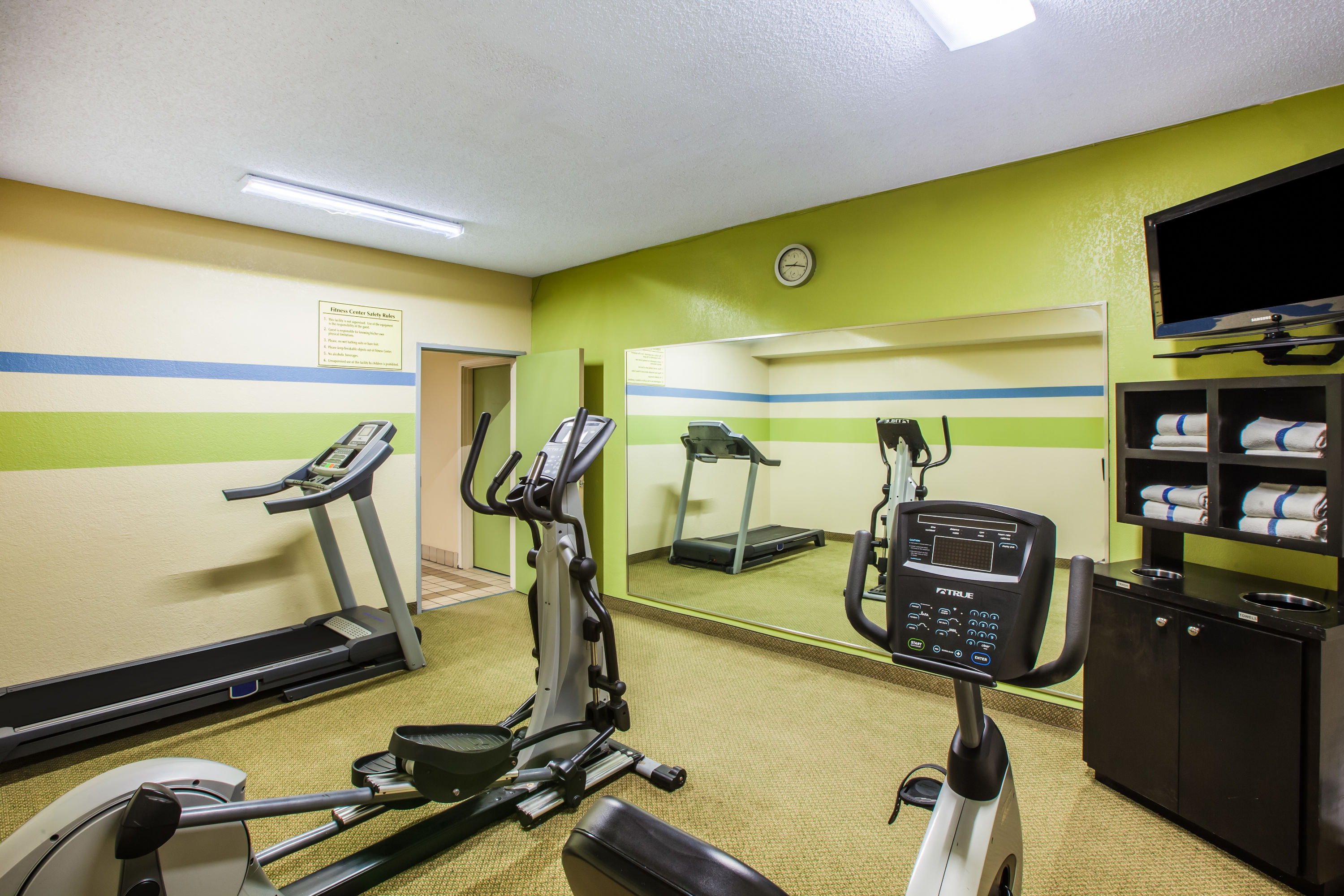 Fitness room at Days Inn & Suites by Wyndham Corpus Christi Central in Corpus Christi, Texas