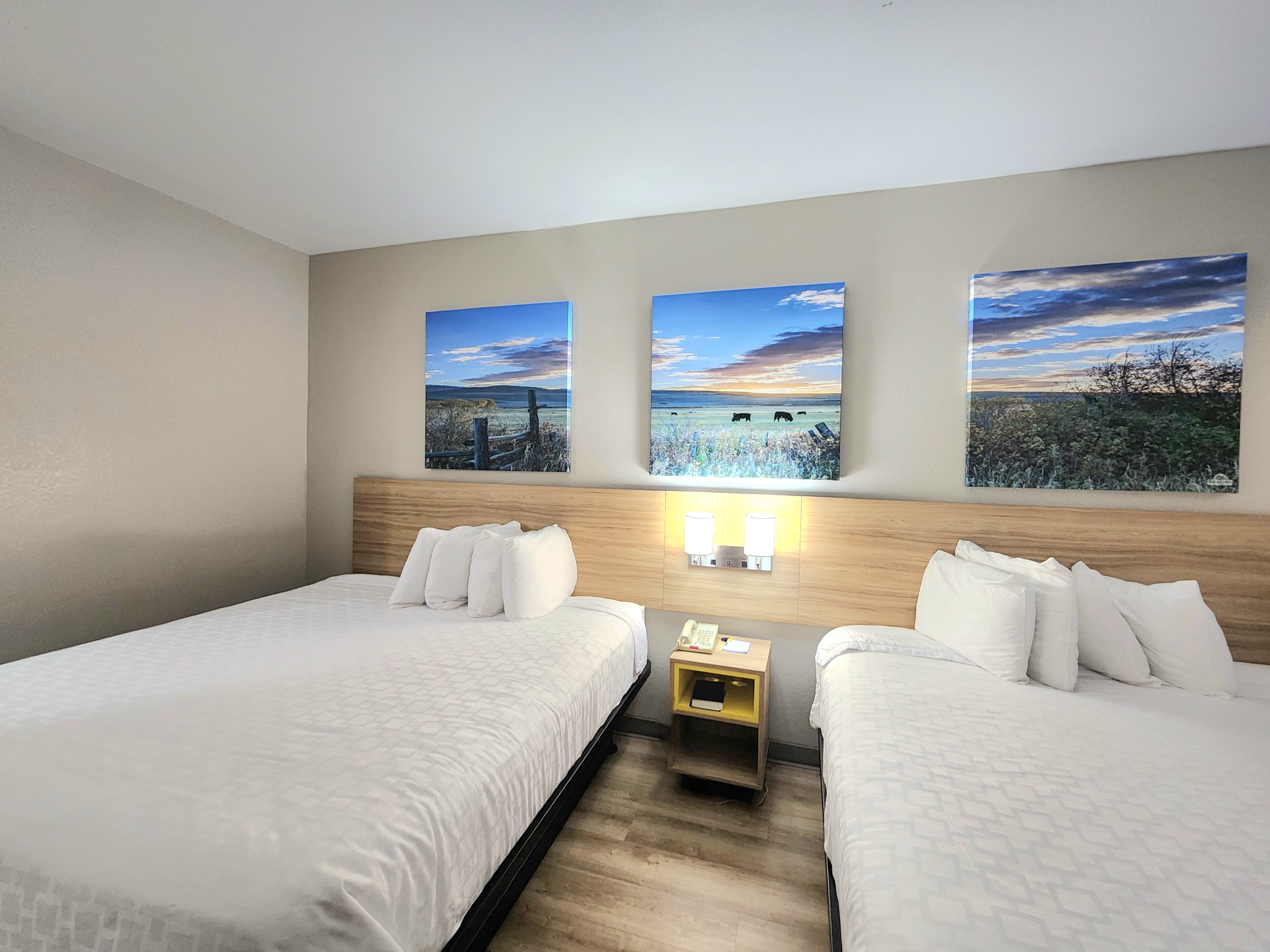 Guest room at the Days Inn & Suites by Wyndham Corpus Christi Central in Corpus Christi, Texas