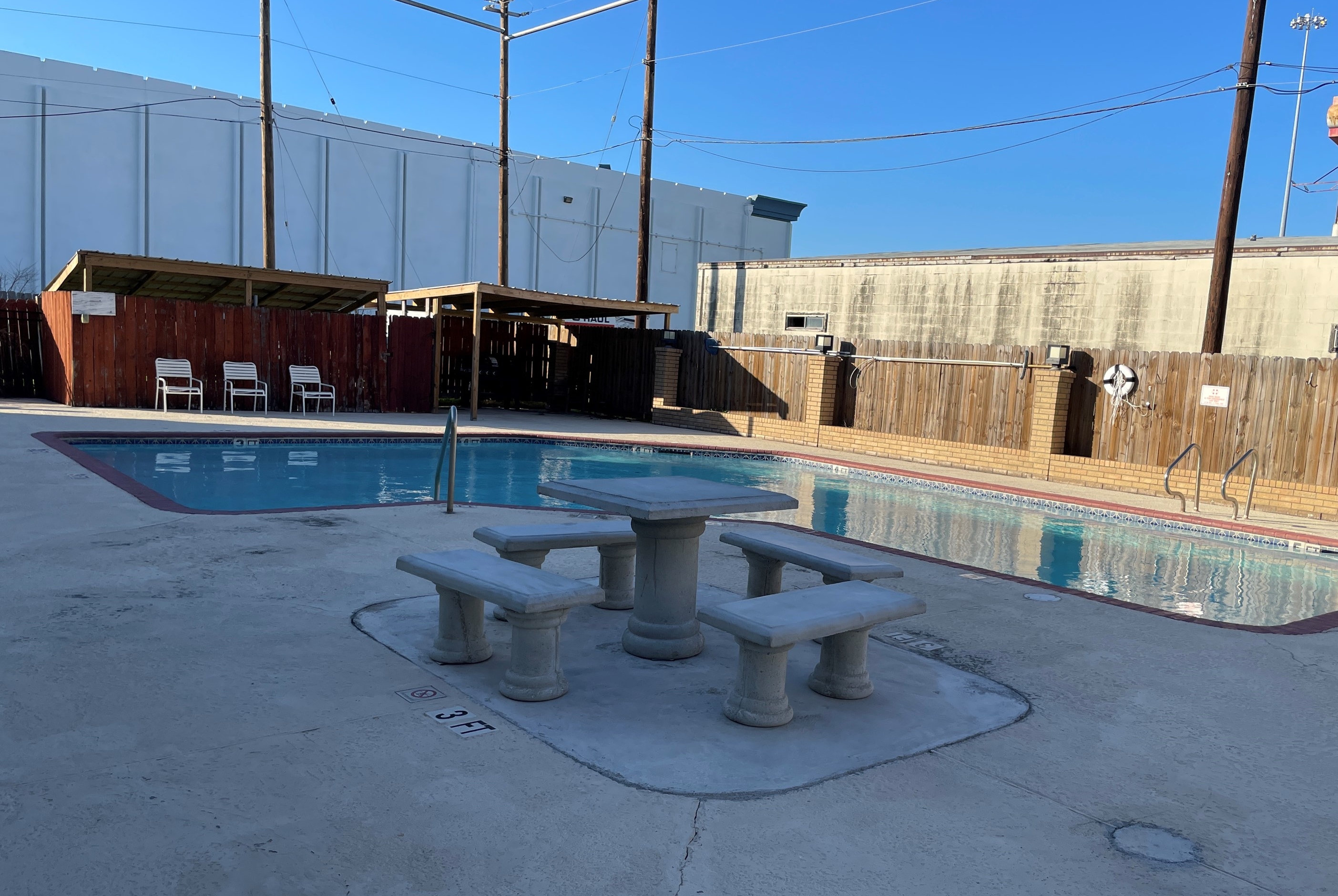 Pool at the Days Inn & Suites by Wyndham Corpus Christi Central in Corpus Christi, Texas