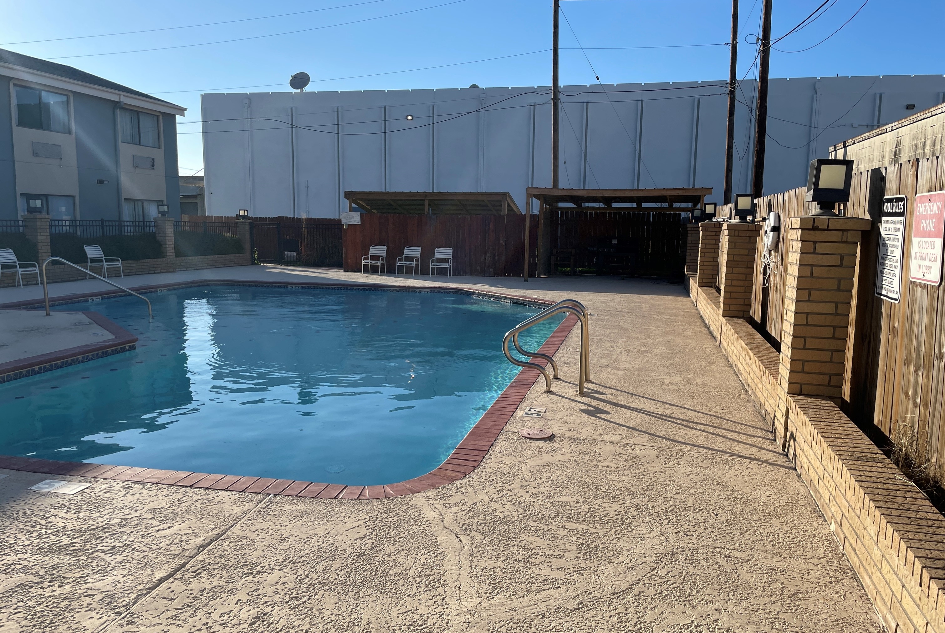 Pool at the Days Inn & Suites by Wyndham Corpus Christi Central in Corpus Christi, Texas