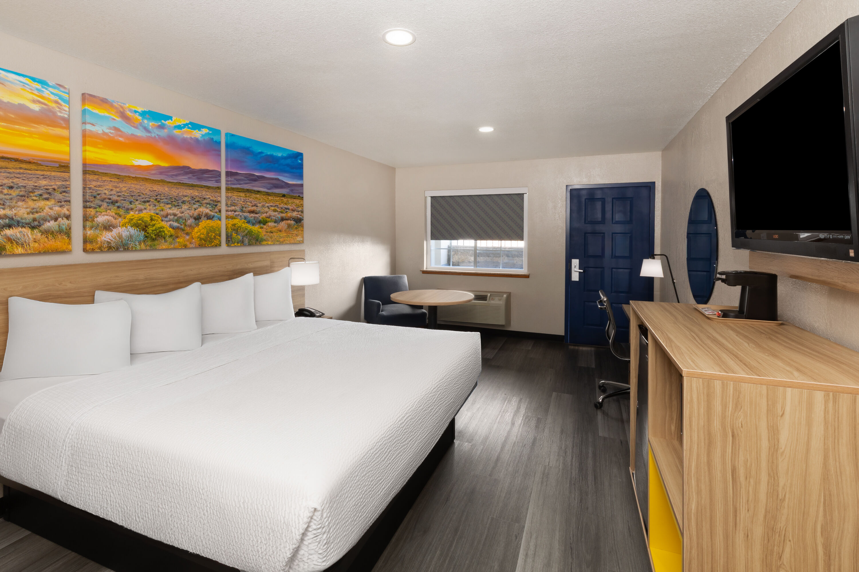 Guest room at the Days Inn by Wyndham El Paso West in El Paso, Texas