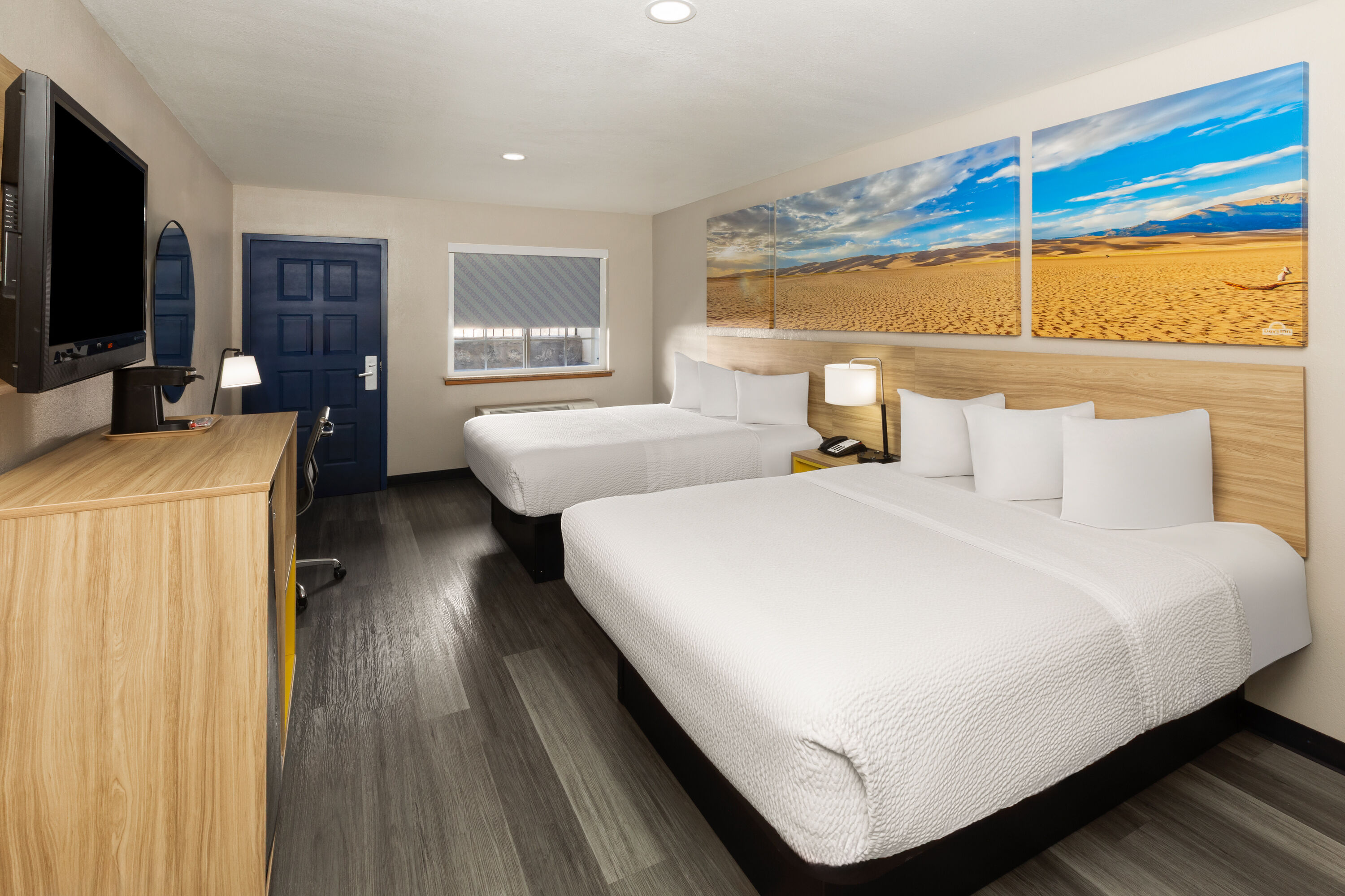 Guest room at the Days Inn by Wyndham El Paso West in El Paso, Texas