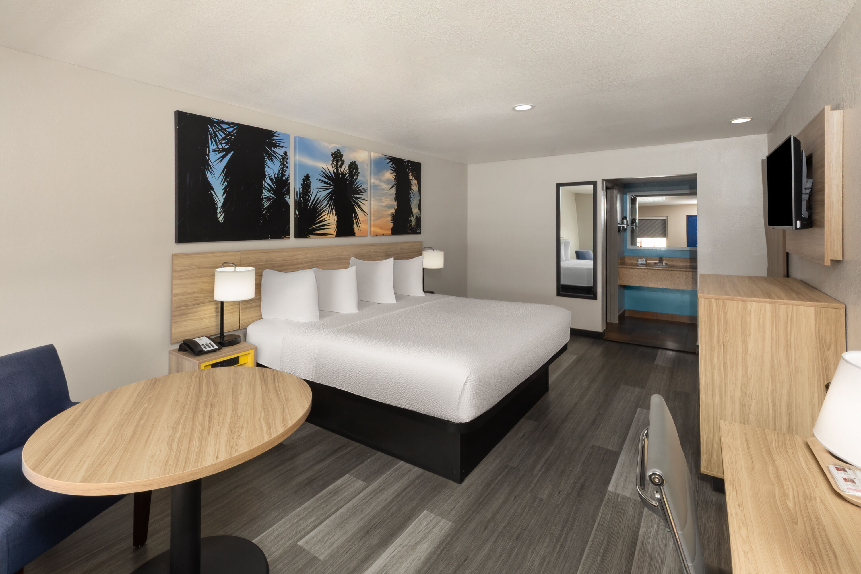 Guest room at the Days Inn by Wyndham El Paso West in El Paso, Texas