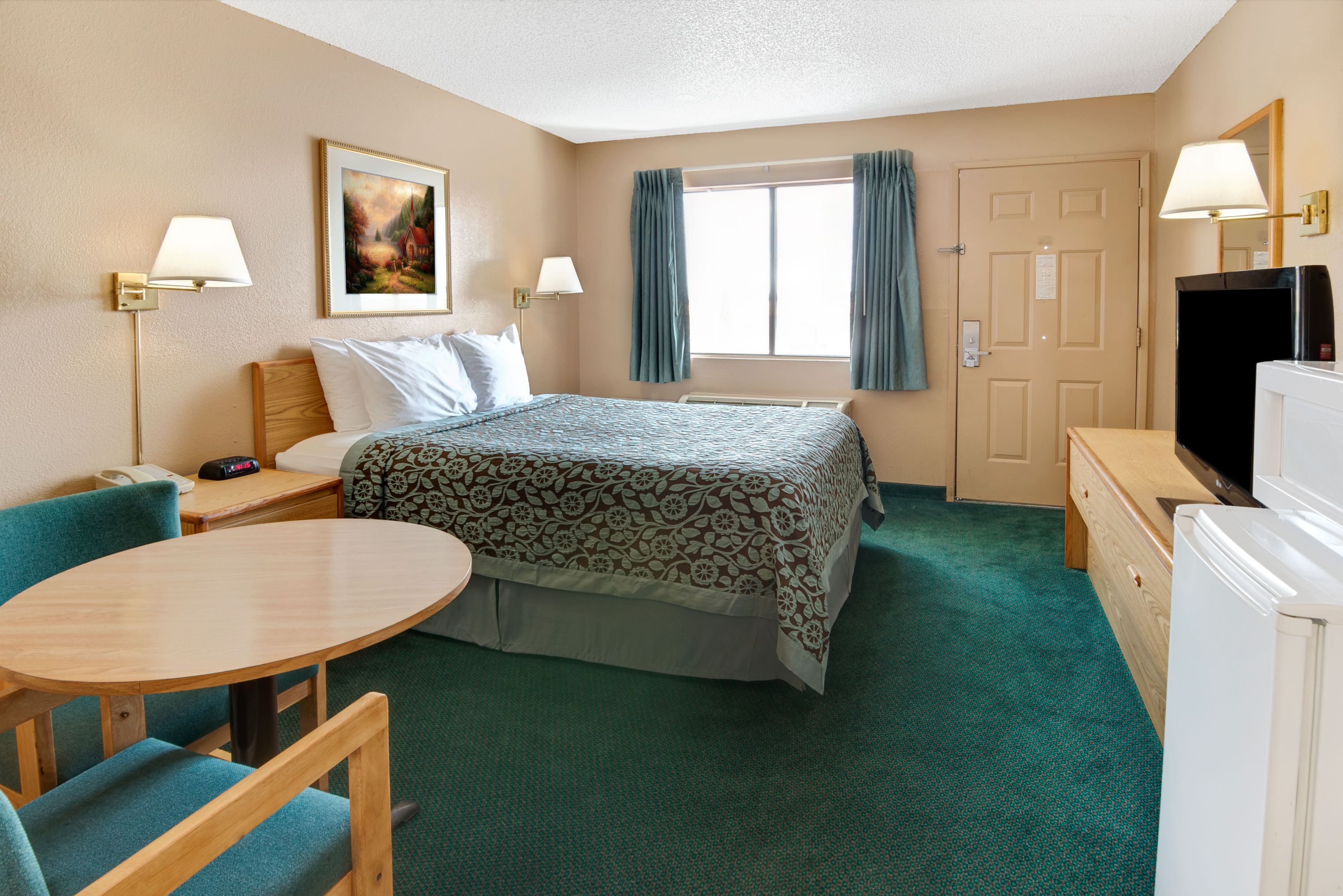 Guest room at the Days Inn by Wyndham El Paso Airport East in El Paso, Texas