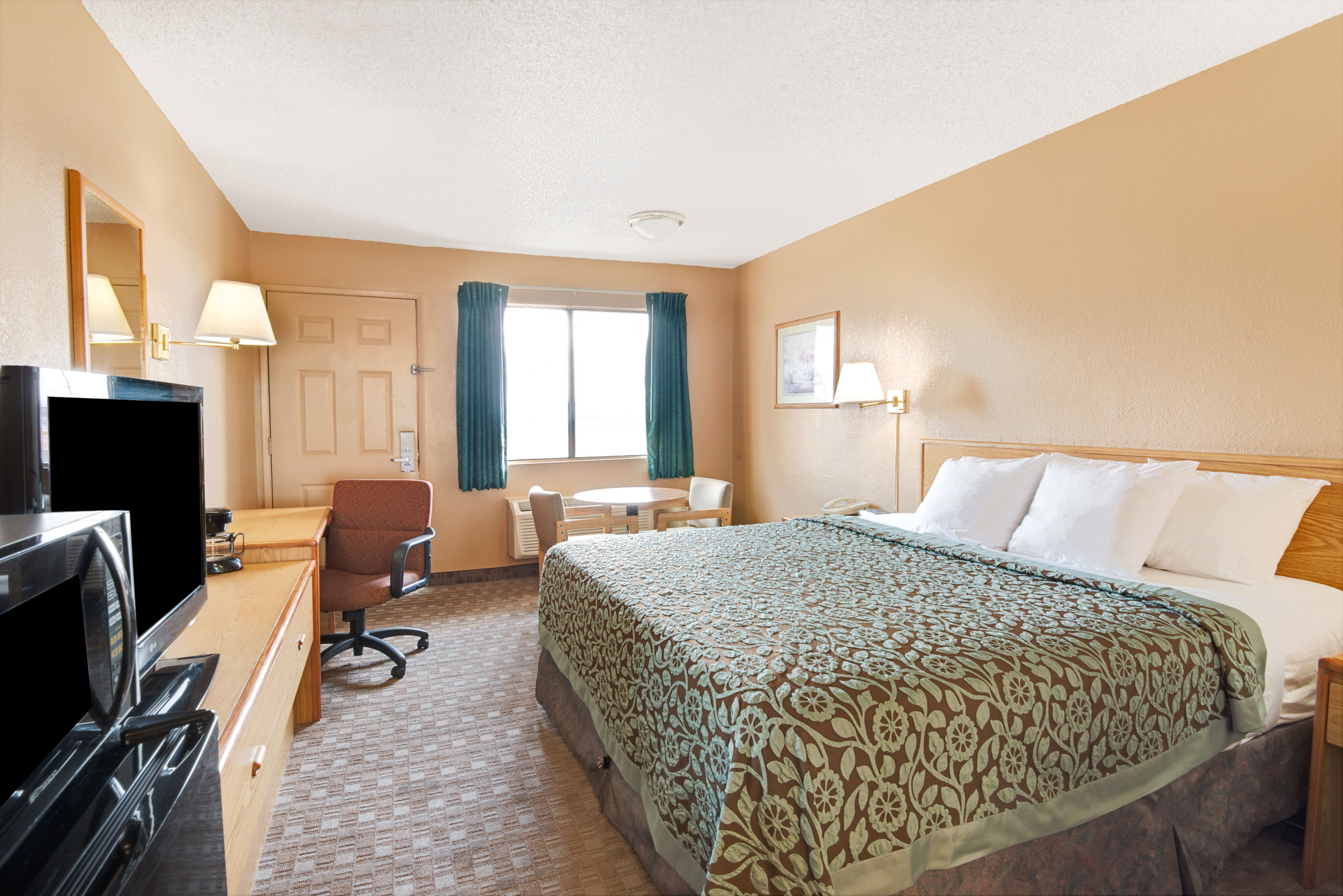 Guest room at the Days Inn by Wyndham El Paso Airport East in El Paso, Texas