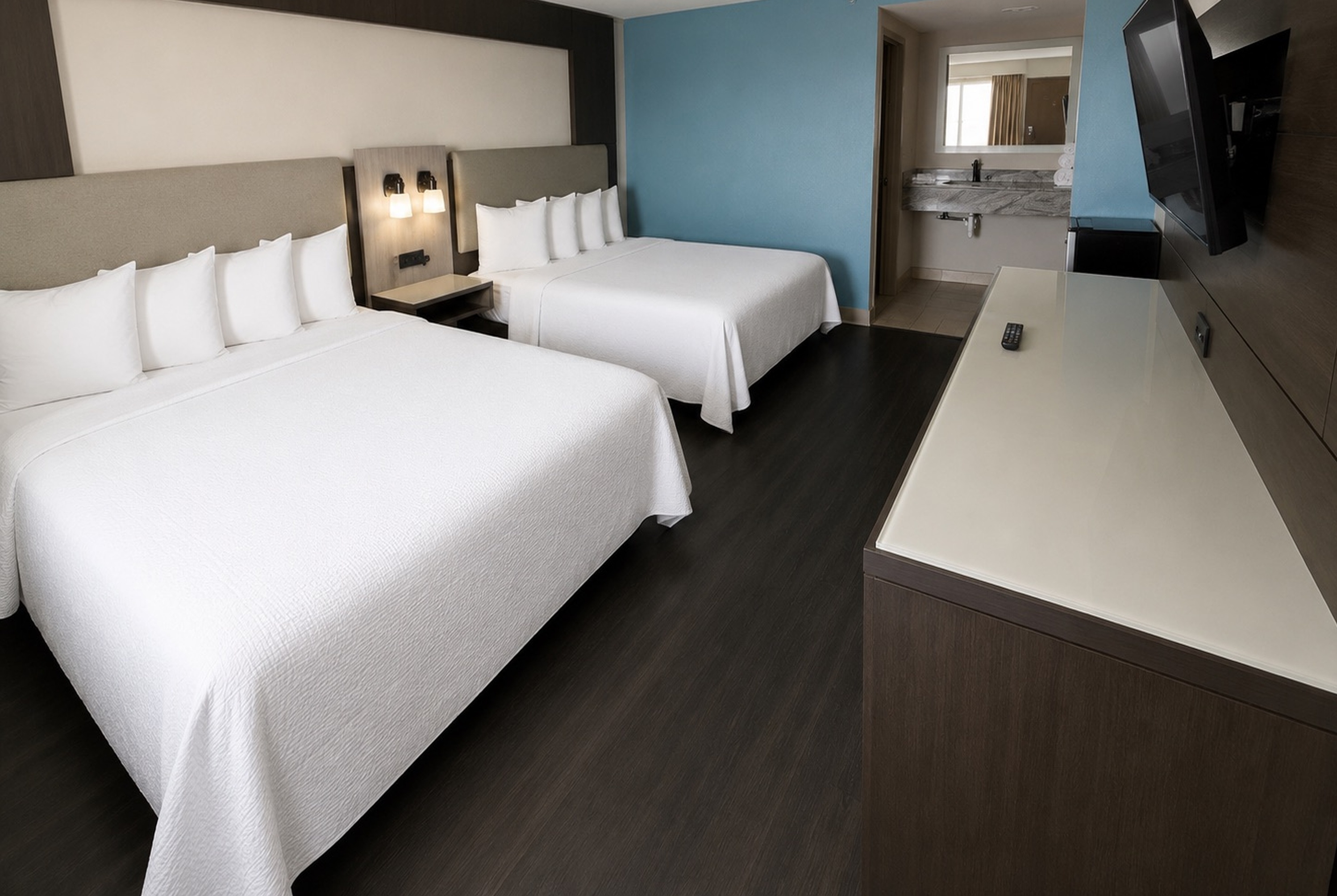 Guest room at the Days Inn by Wyndham El Paso I-10 East in El Paso, Texas