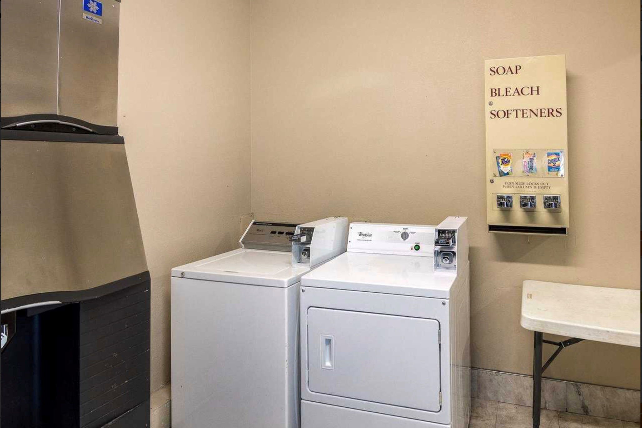 Laundry facilities at Days Inn by Wyndham Fort Worth North / Fossil Creek in Fort Worth, Texas