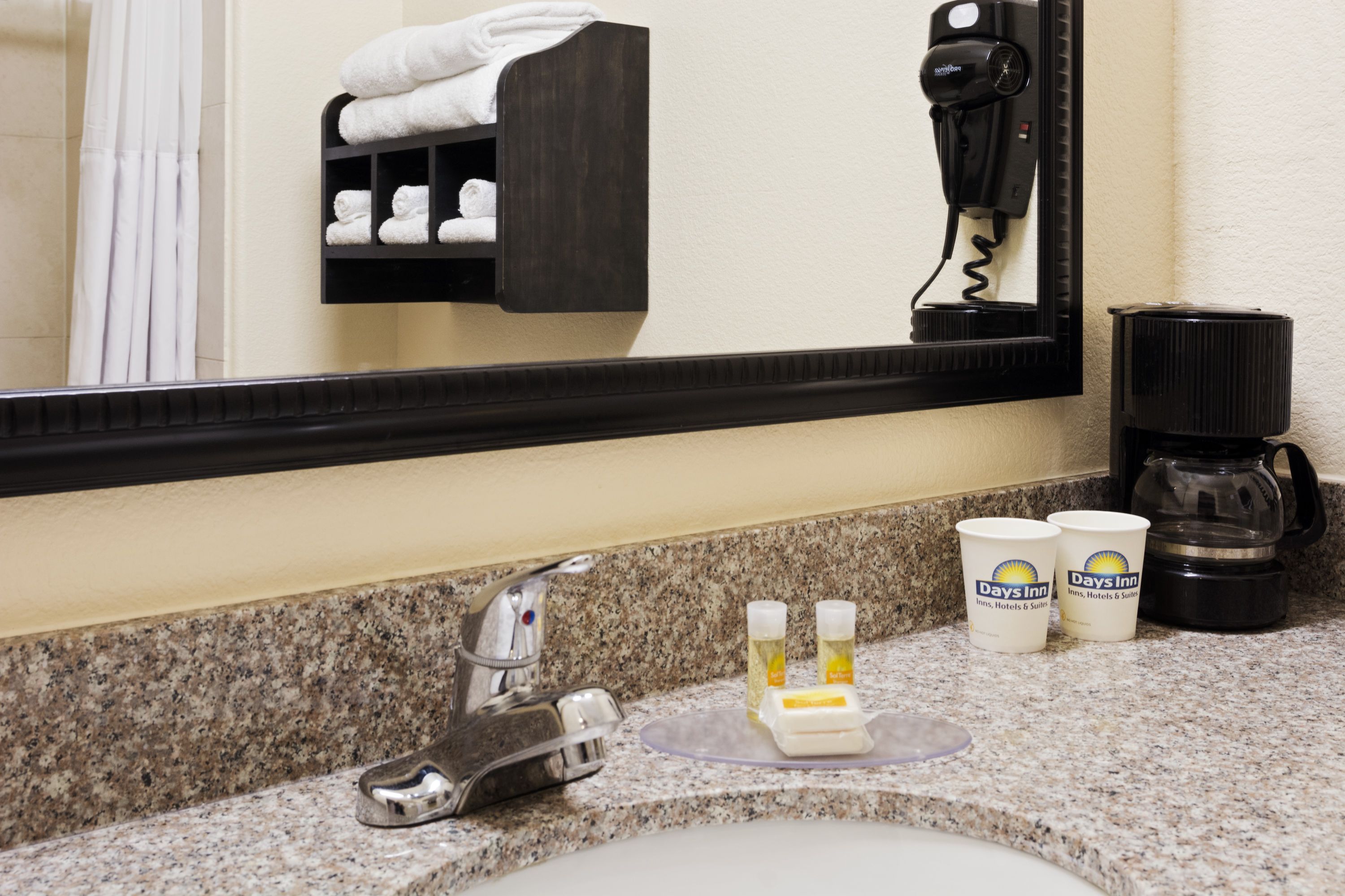 Guest room amenity at Days Inn & Suites by Wyndham Galveston West/Seawall in Galveston, Texas