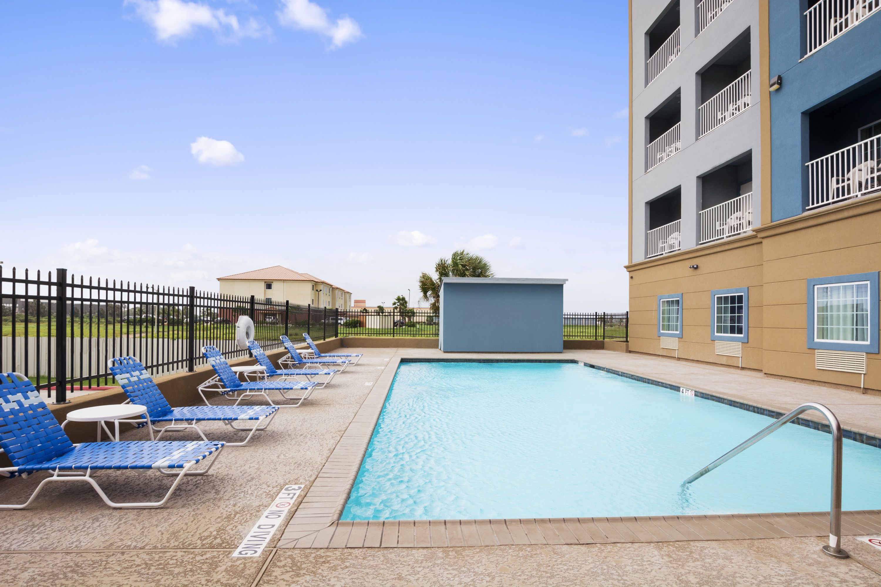 Pool at the Days Inn & Suites by Wyndham Galveston West/Seawall in Galveston, Texas