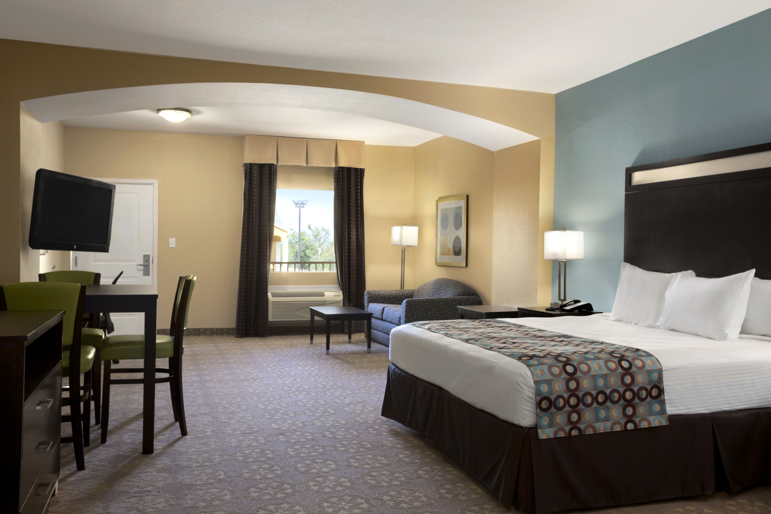 Guest room at the Days Inn & Suites by Wyndham Gonzales TX in Gonzales, Texas