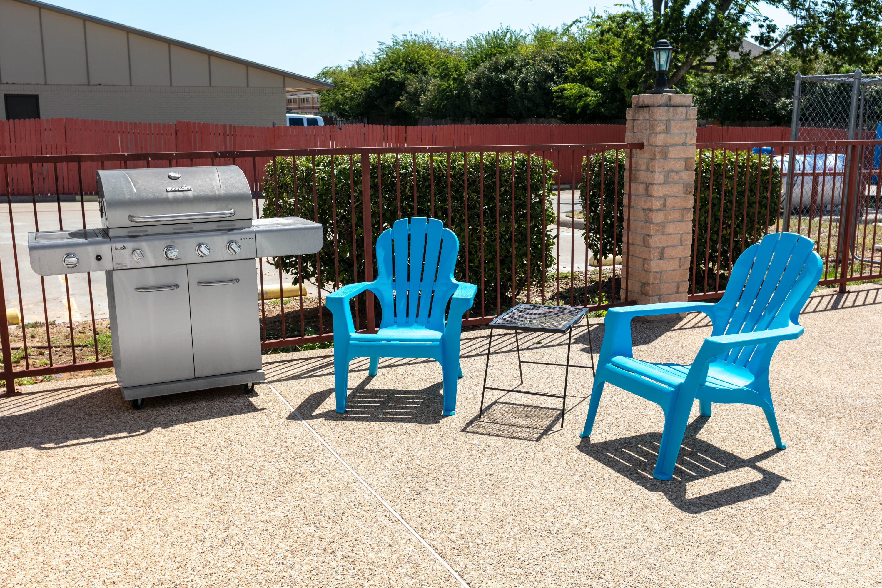 BBQ grill at Days Inn by Wyndham Granbury in Granbury, Texas