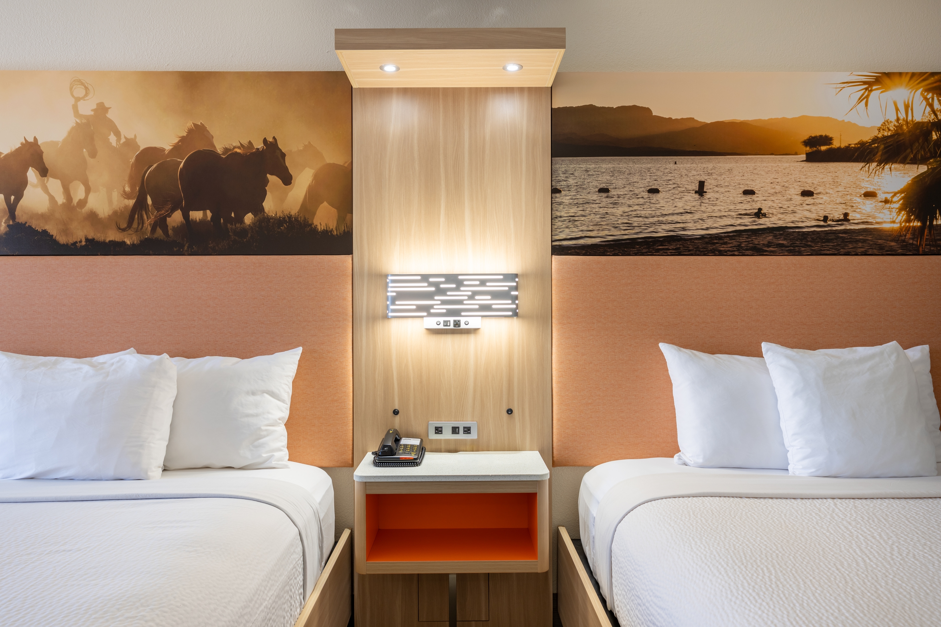 Guest room at the Days Inn by Wyndham Granbury in Granbury, Texas