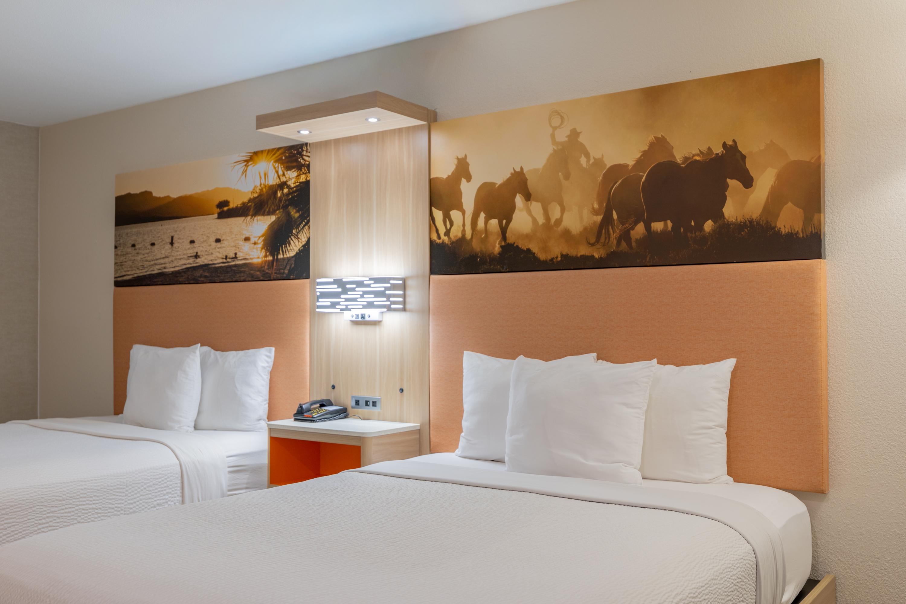 Guest room at the Days Inn by Wyndham Granbury in Granbury, Texas
