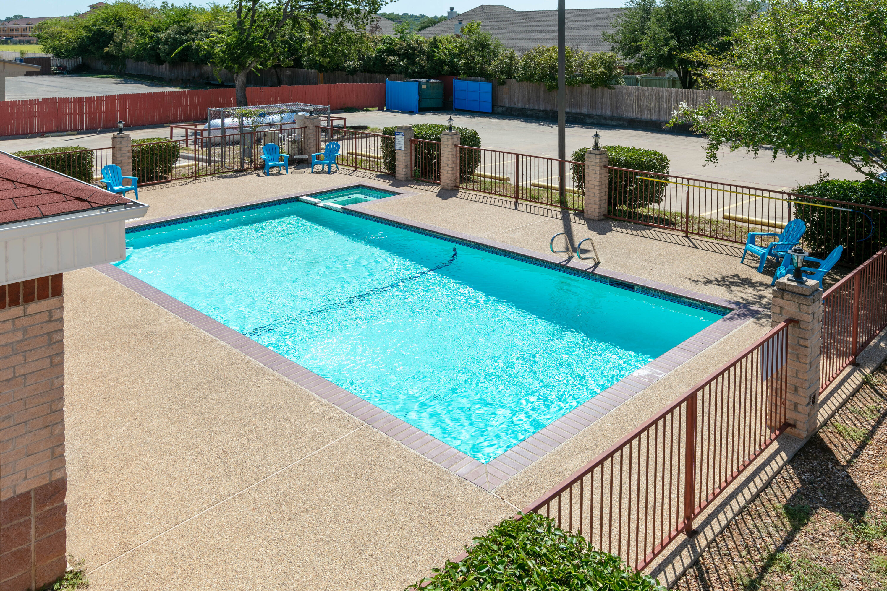 Pool at the Days Inn by Wyndham Granbury in Granbury, Texas