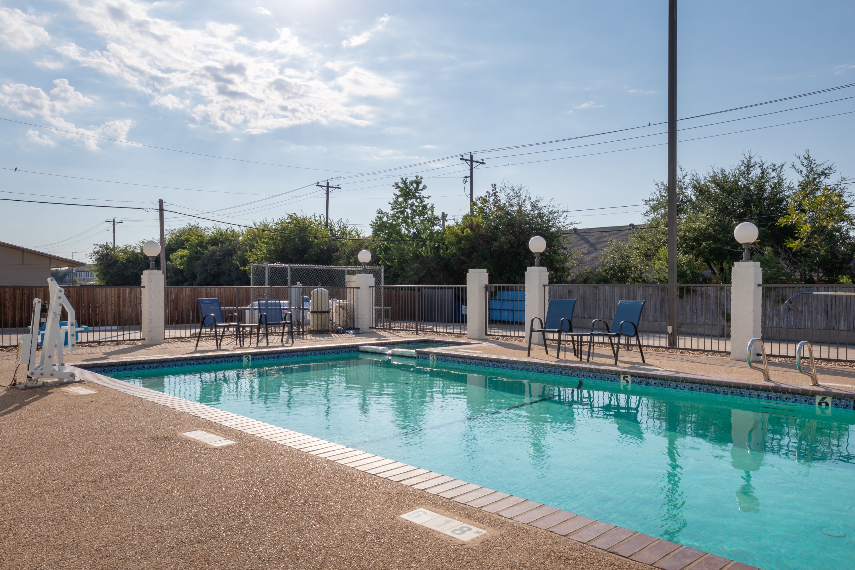 Pool at the Days Inn by Wyndham Granbury in Granbury, Texas