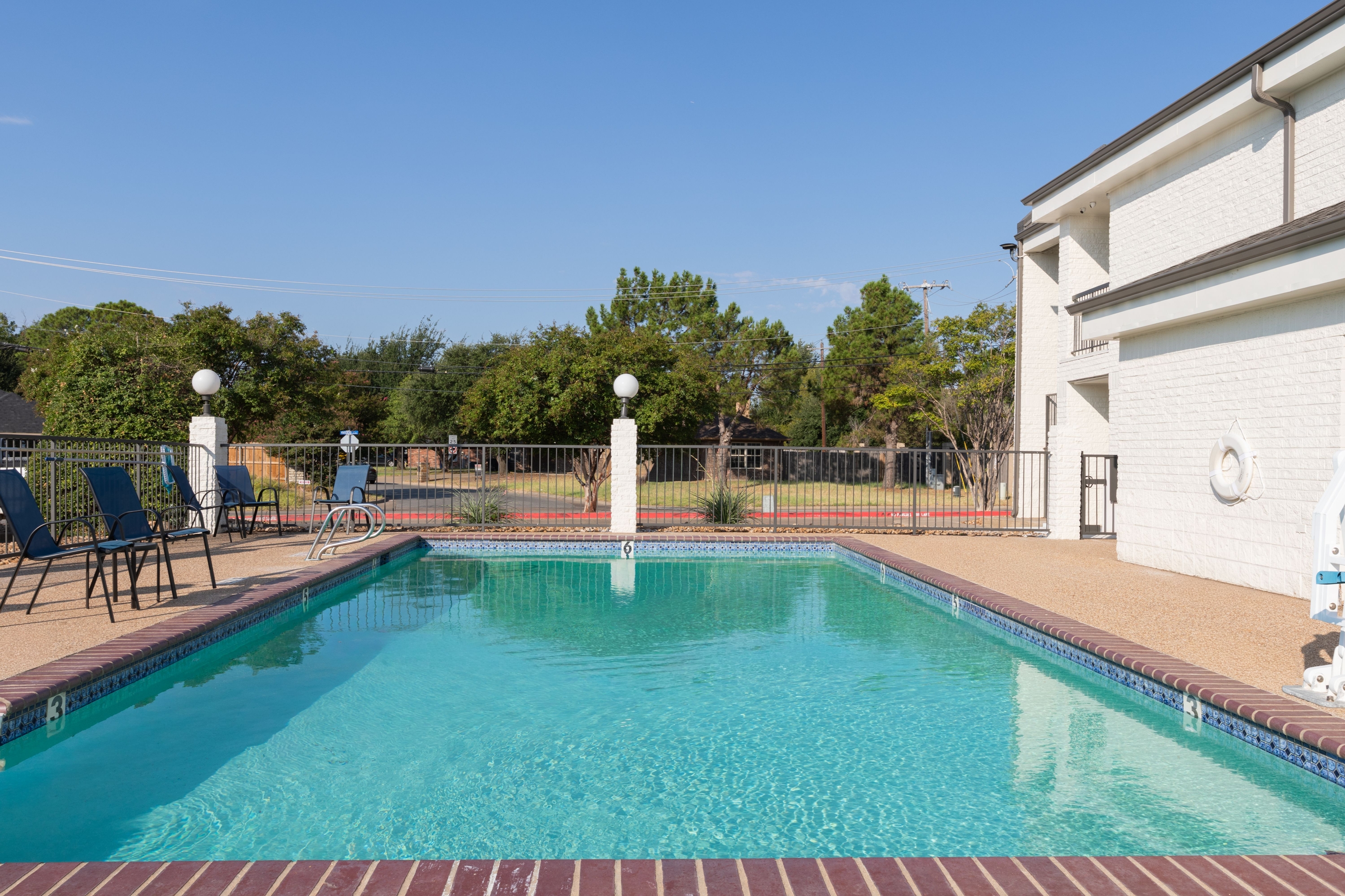 Pool at the Days Inn by Wyndham Granbury in Granbury, Texas