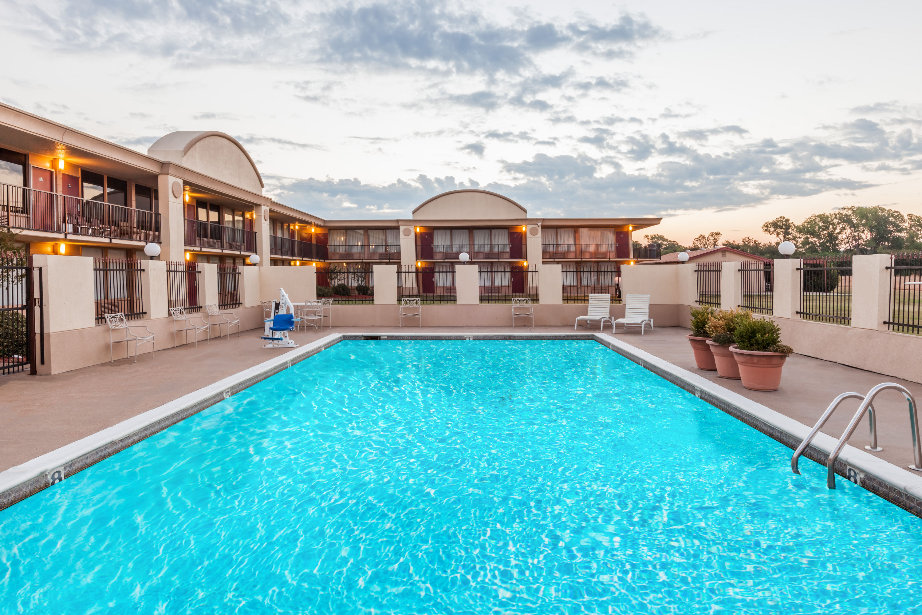 Pool at the Days Inn by Wyndham Hillsboro TX in Hillsboro, Texas