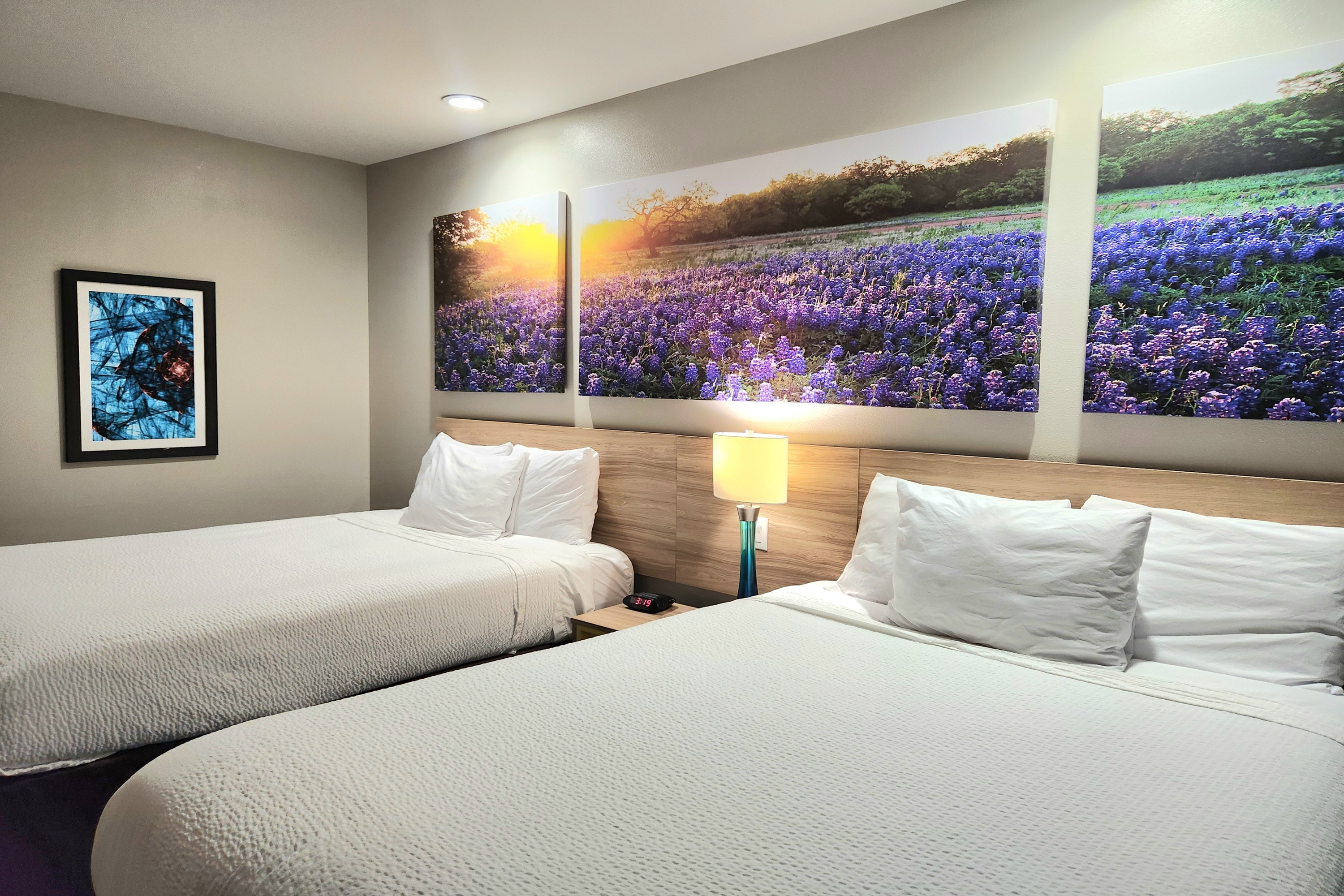 Guest room at the Days Inn & Suites by Wyndham Katy in Katy, Texas