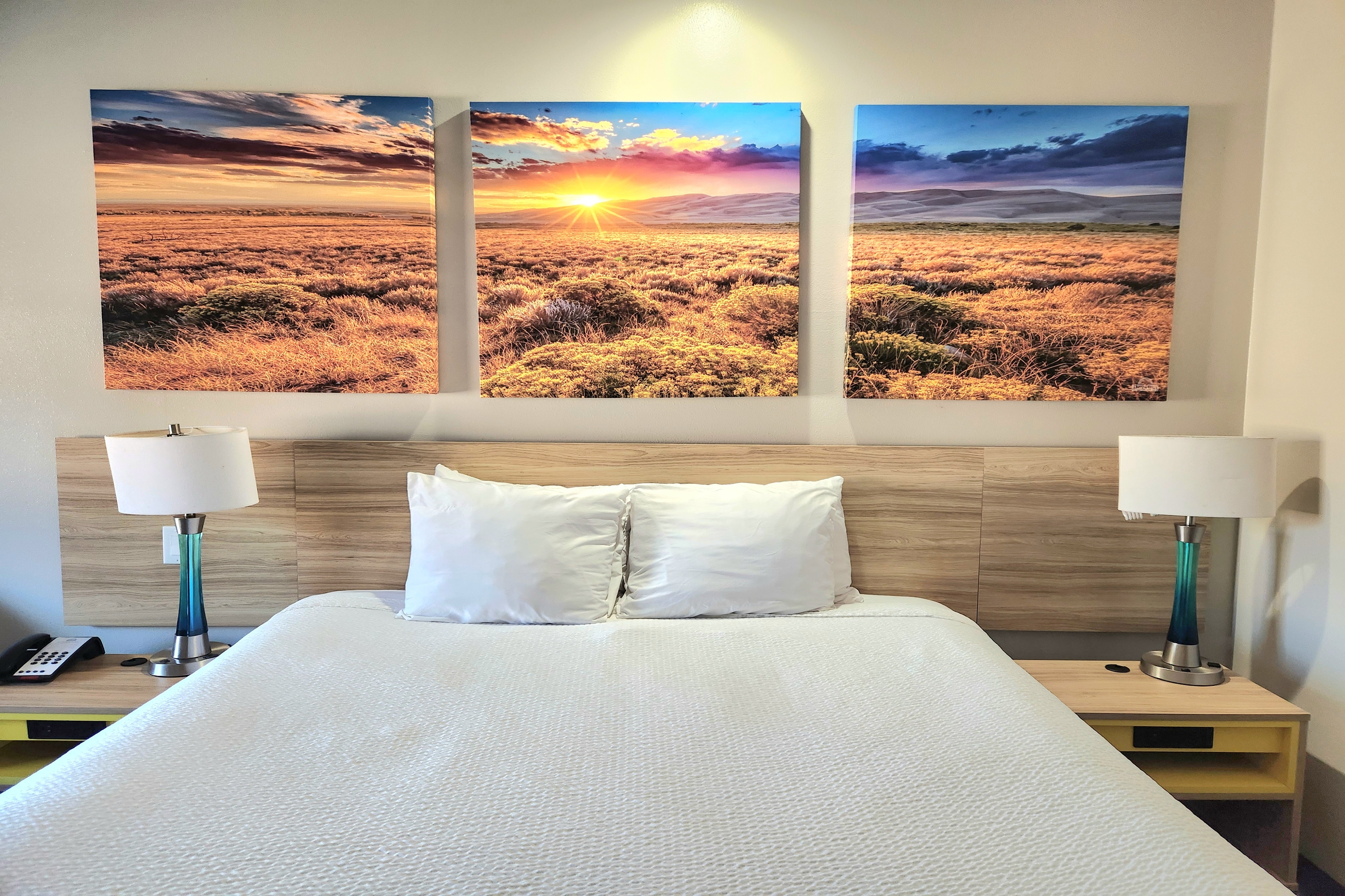 Guest room at the Days Inn & Suites by Wyndham Katy in Katy, Texas
