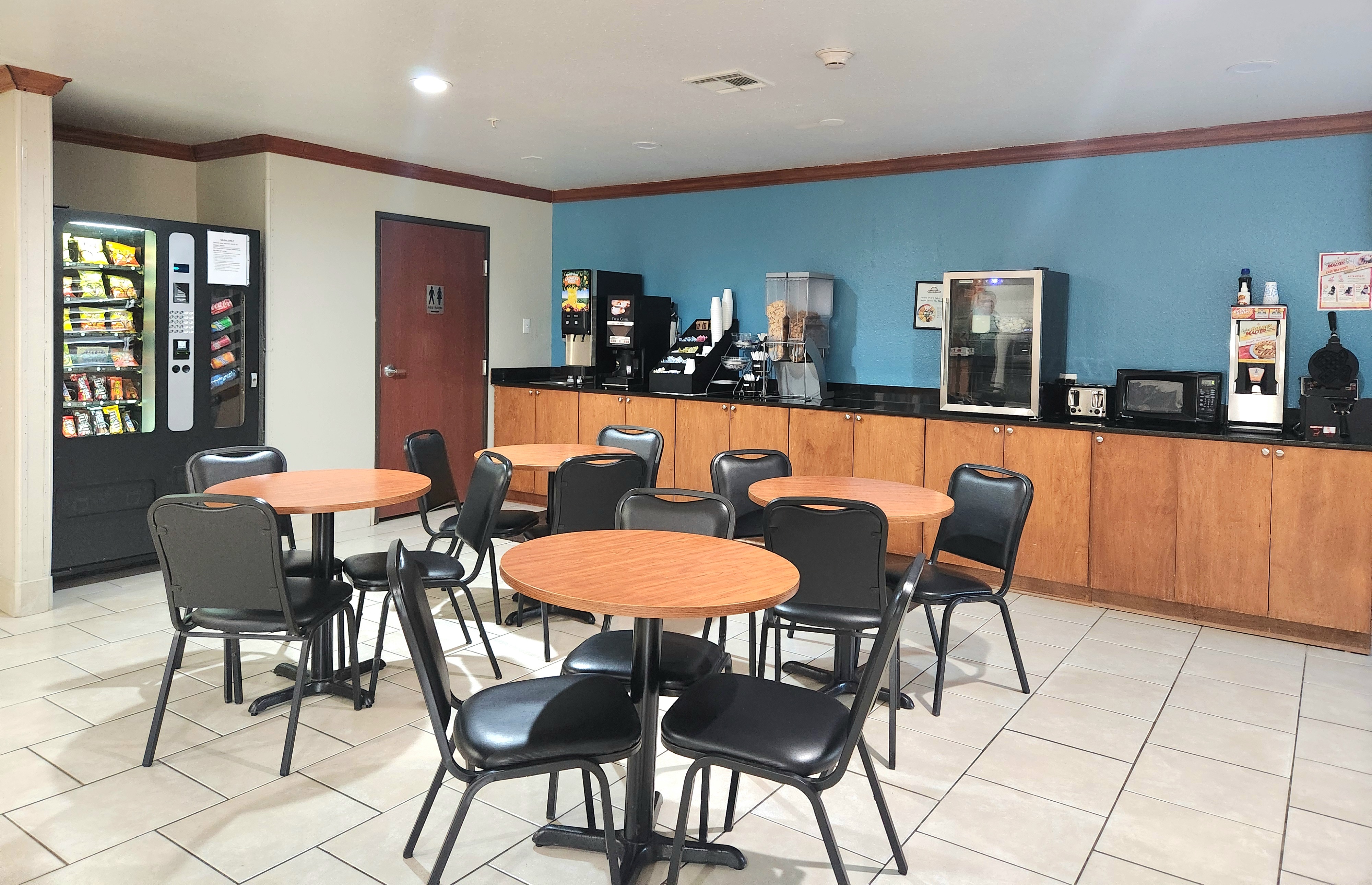 Free breakfast at Days Inn by Wyndham Lumberton in Lumberton, Texas