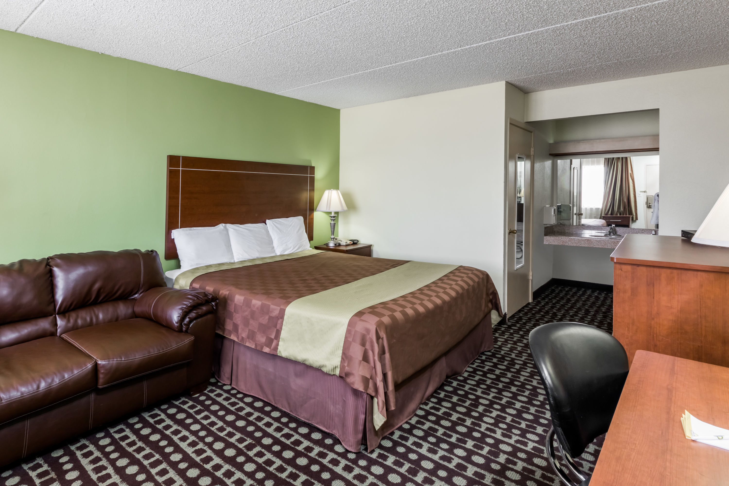Guest room at the Days Inn by Wyndham Midland in Midland, Texas