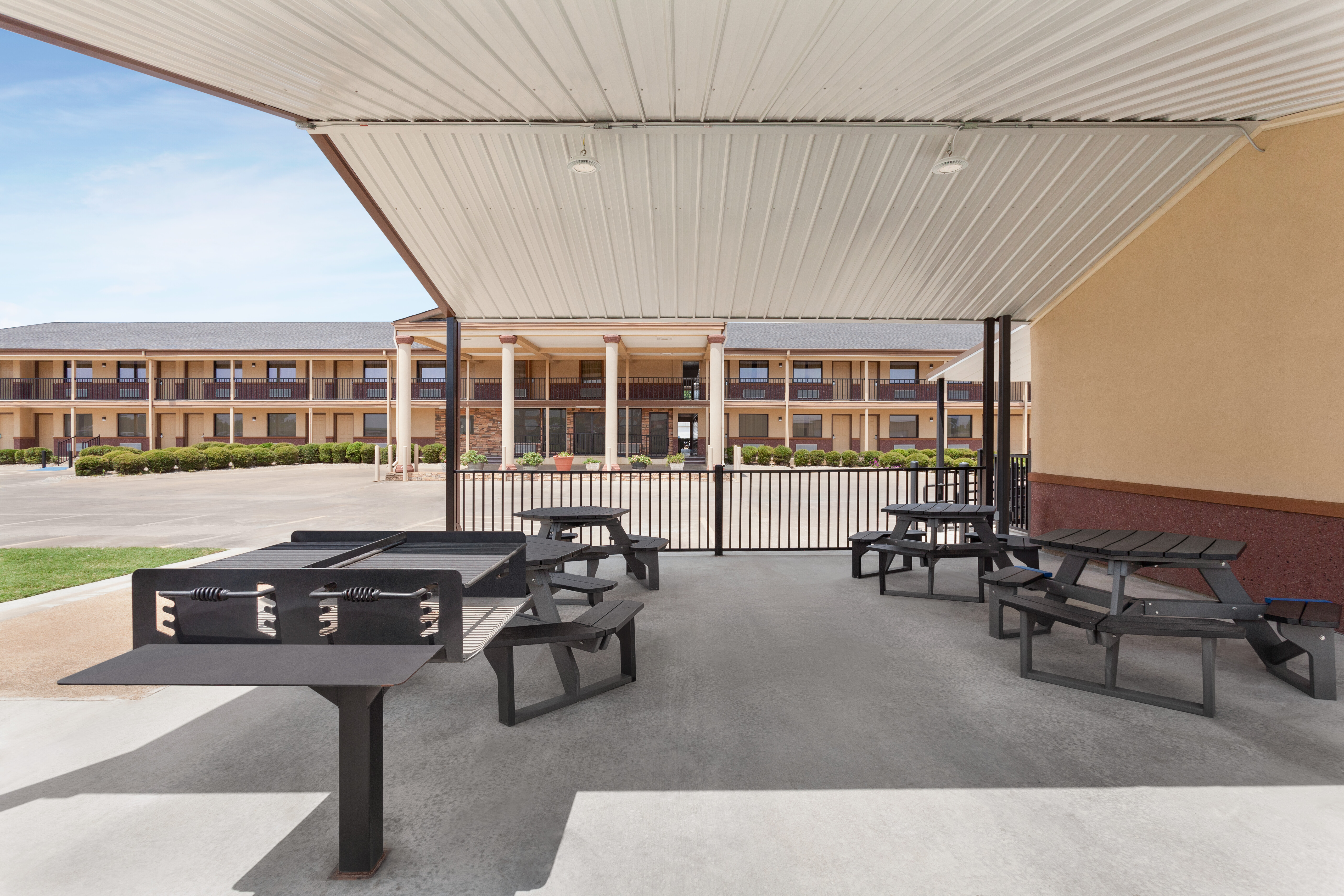 BBQ grill at Days Inn by Wyndham Paris in Paris, Texas