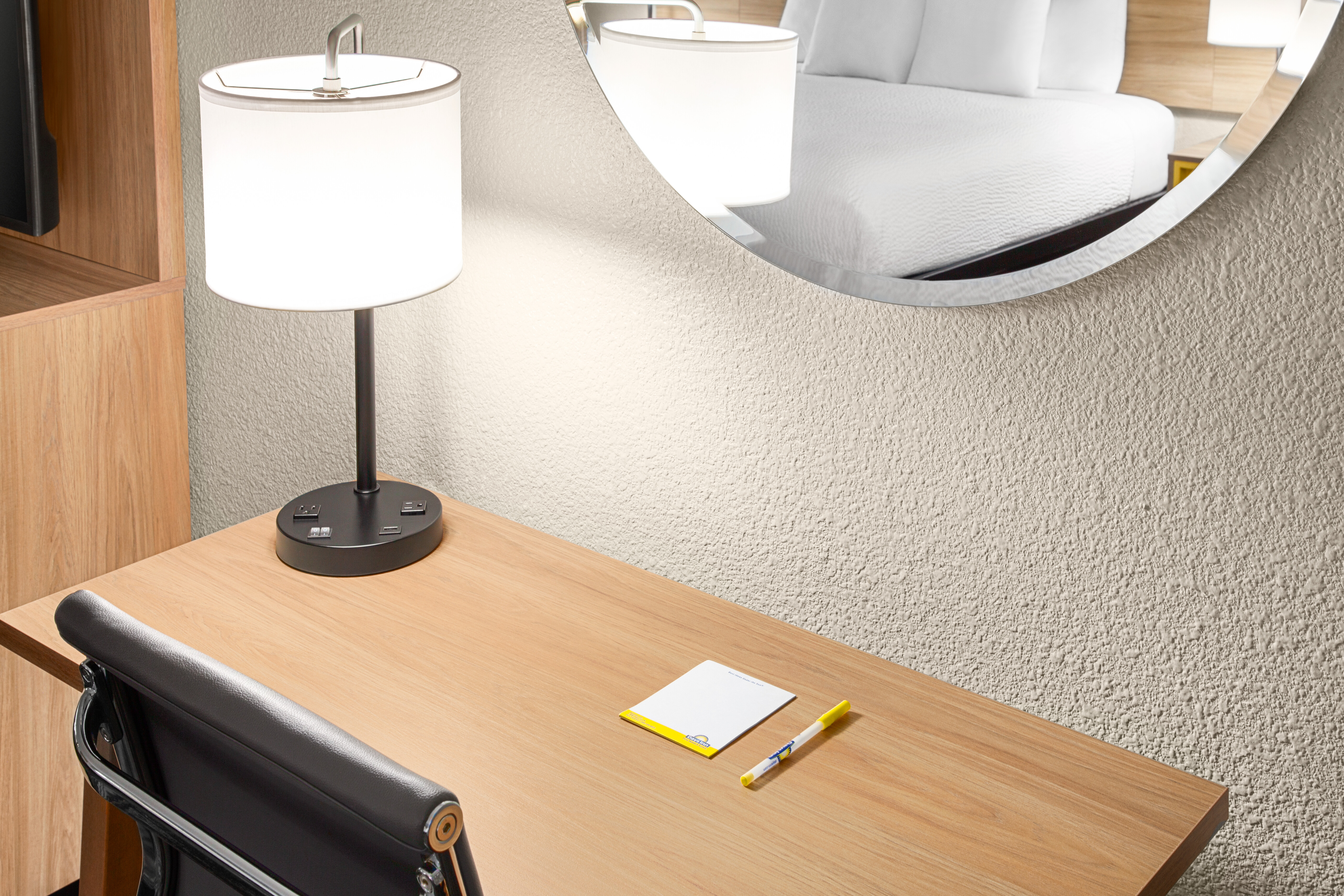 Guest room at the Days Inn by Wyndham Paris in Paris, Texas