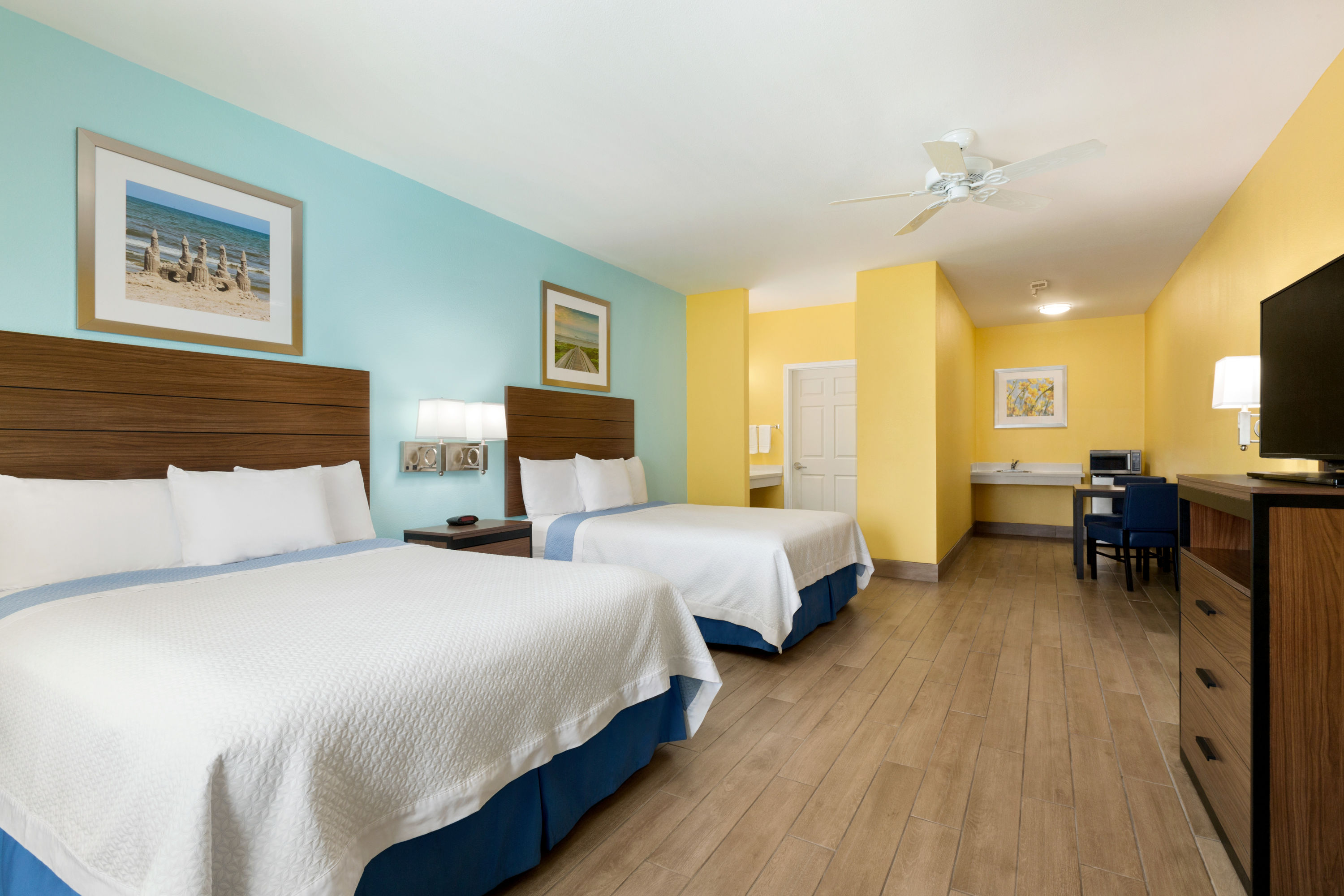 Guest room at the Days Inn by Wyndham Port Aransas TX in Port Aransas, Texas