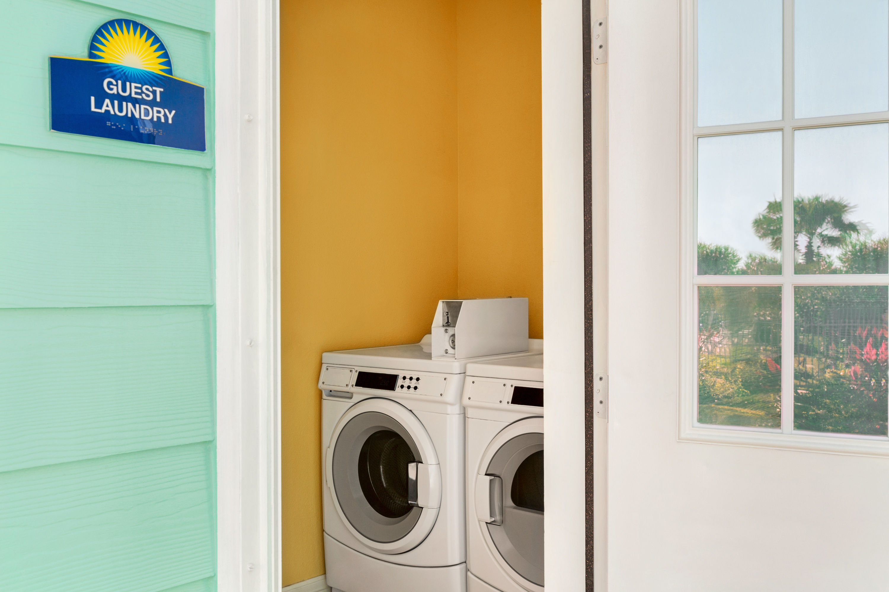 Laundry facilities at Days Inn by Wyndham Port Aransas TX in Port Aransas, Texas