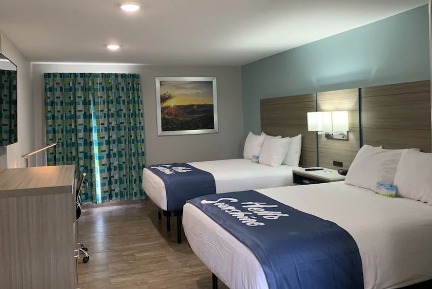 Guest room at the Days Inn by Wyndham Rockport Texas in Rockport, Texas