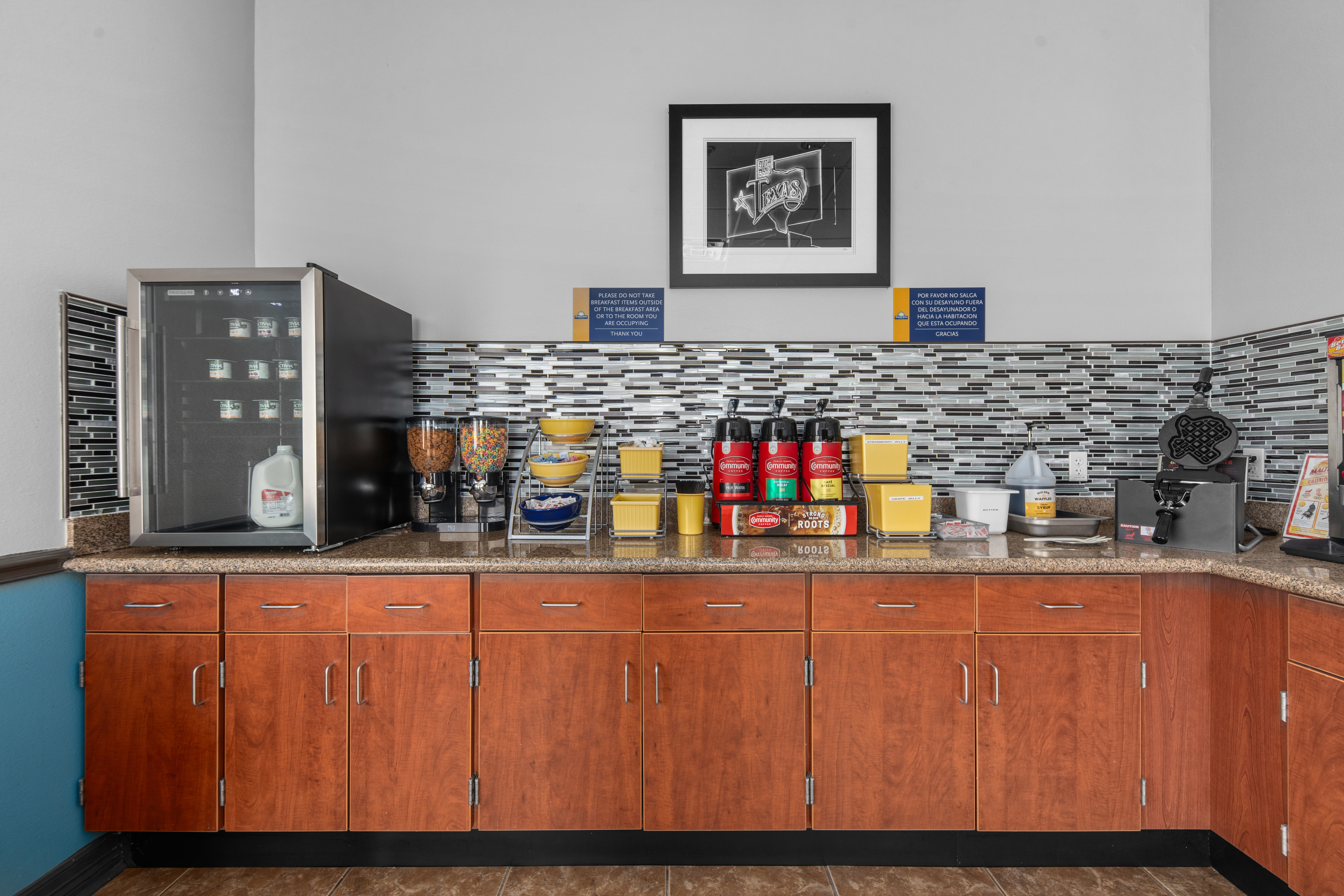 Free breakfast at Days Inn by Wyndham Salado in Salado, Texas