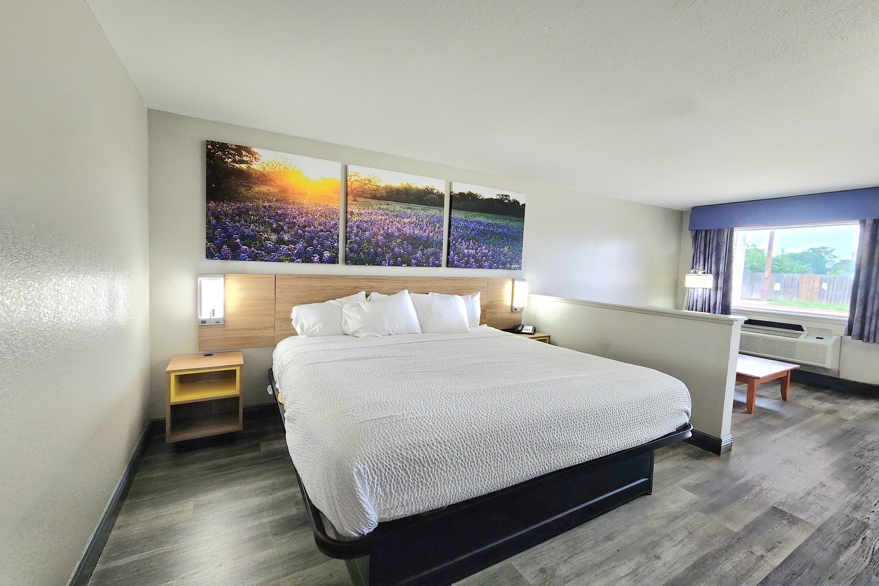 Guest room at the Days Inn by Wyndham San Antonio Southeast/Frost Bank Center in San Antonio, Texas
