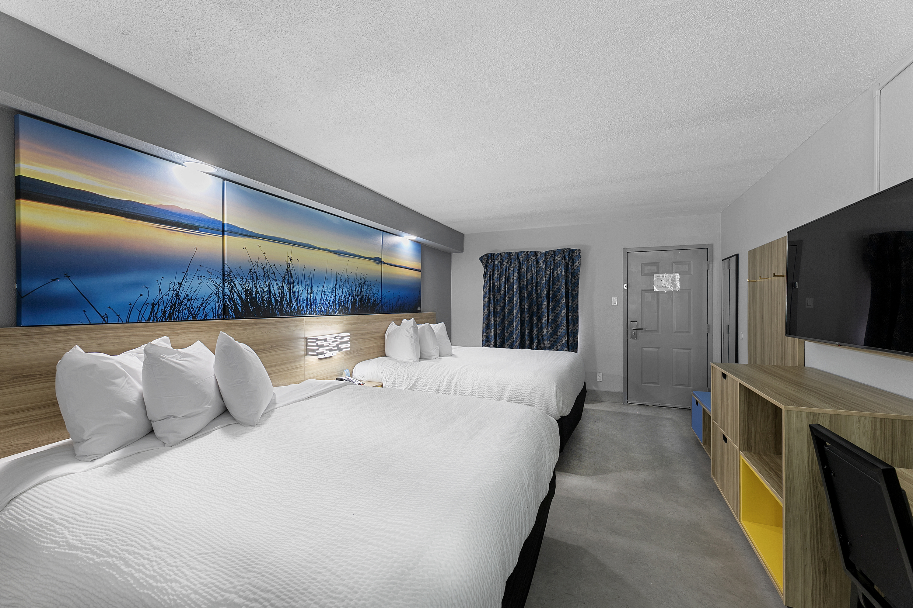 Guest room at the Days Inn by Wyndham San Antonio Near Lackland AFB in San Antonio, Texas