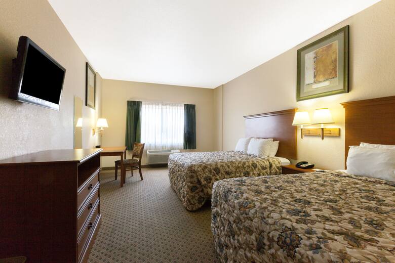 Guest room at the Days Inn San Antonio at Palo Alto in San Antonio, Texas
