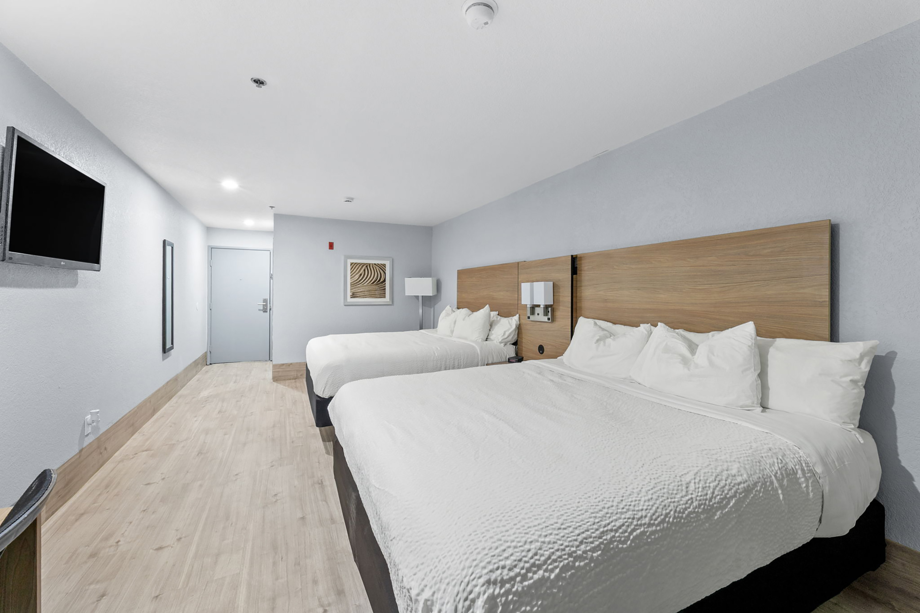 Guest room at the Days Inn by Wyndham San Antonio Downtown in San Antonio, Texas