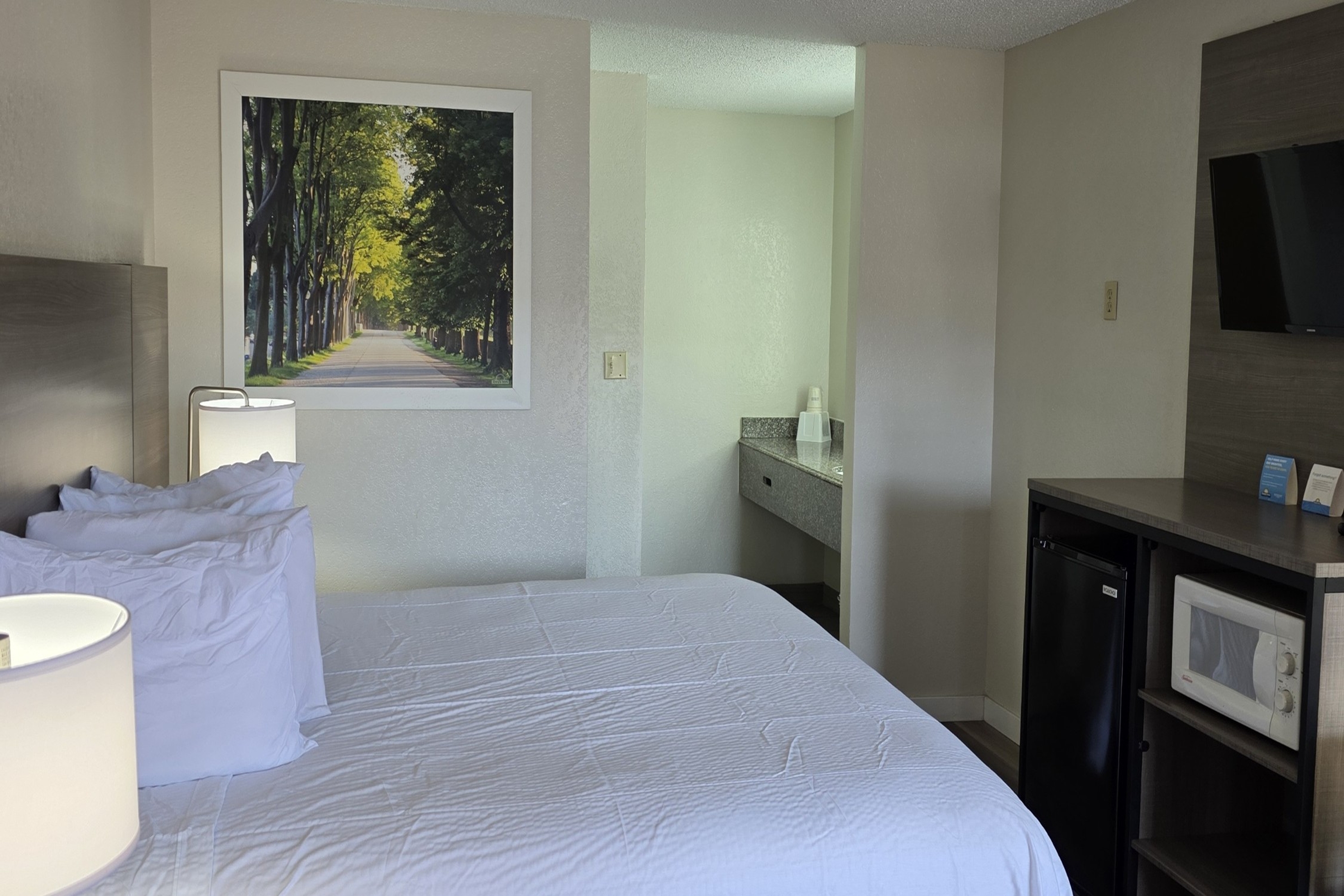 Guest room at the Days Inn by Wyndham San Marcos in San Marcos, Texas