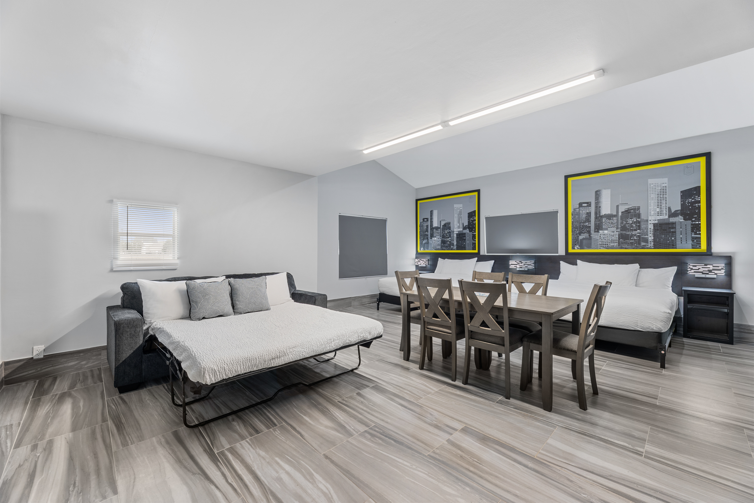 Guest room at the Days Inn & Suites by Wyndham Texas City/Galveston Area in Texas City, Texas