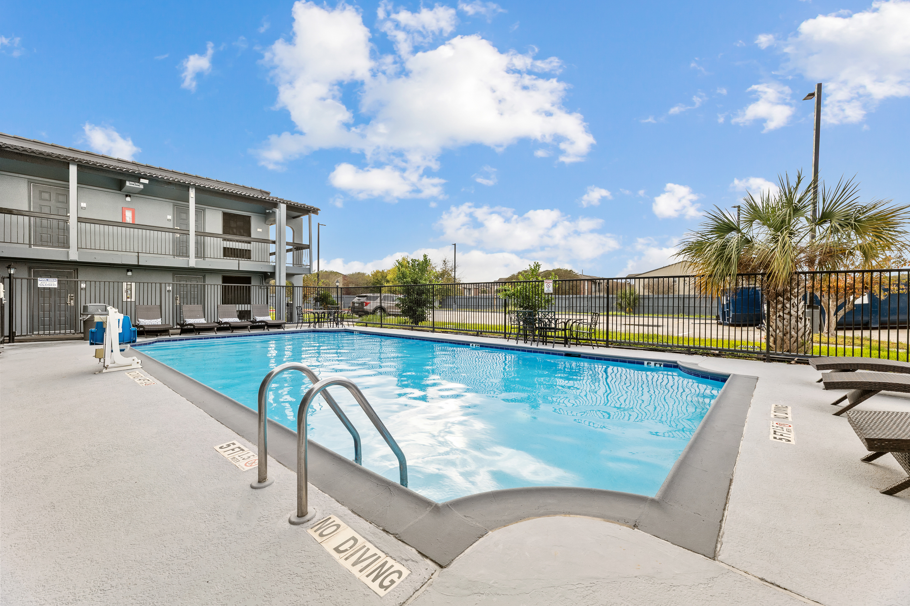 Pool at the Days Inn & Suites by Wyndham Texas City/Galveston Area in Texas City, Texas
