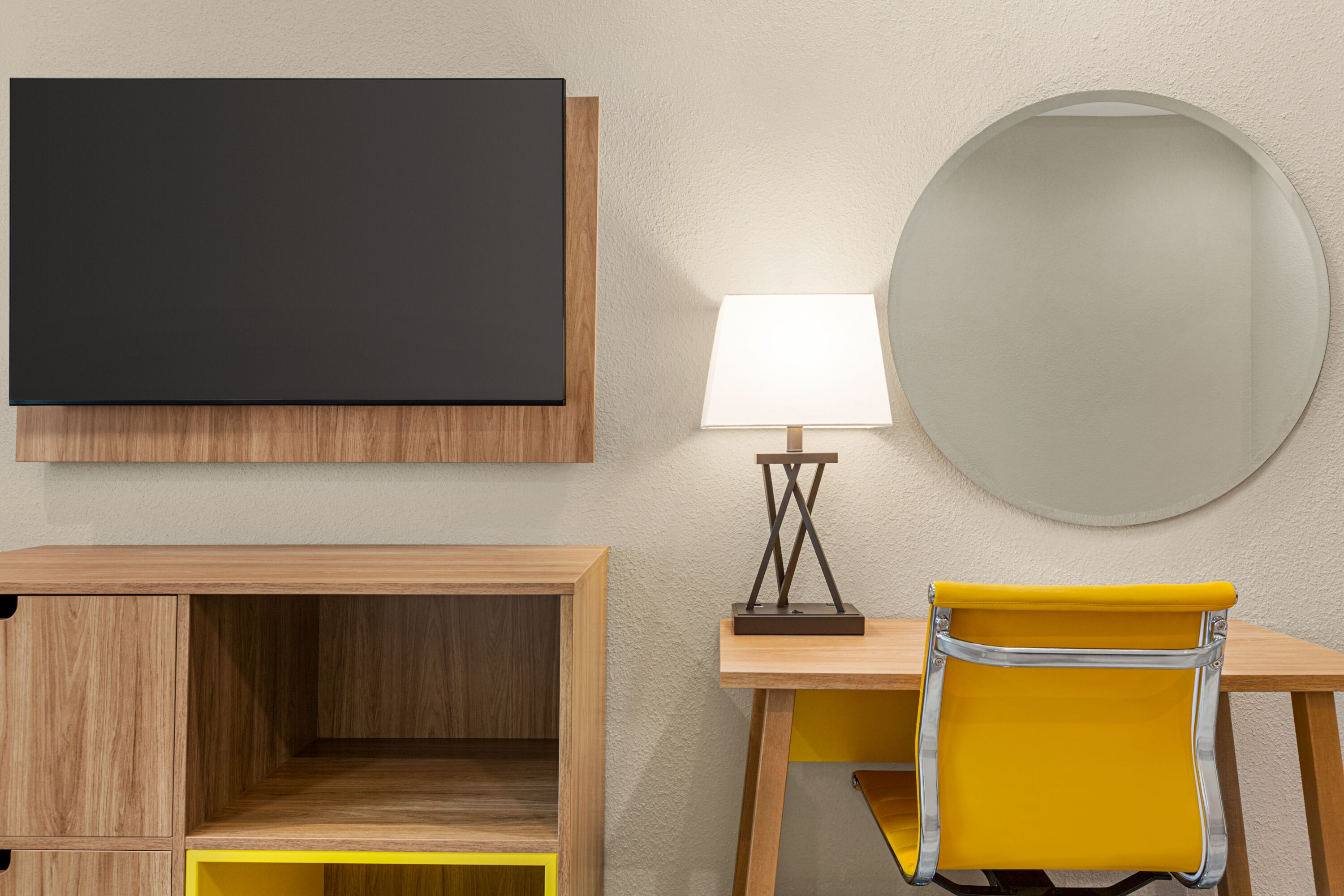 Guest room at the Days Inn & Suites by Wyndham Greater Tomball in Tomball, Texas