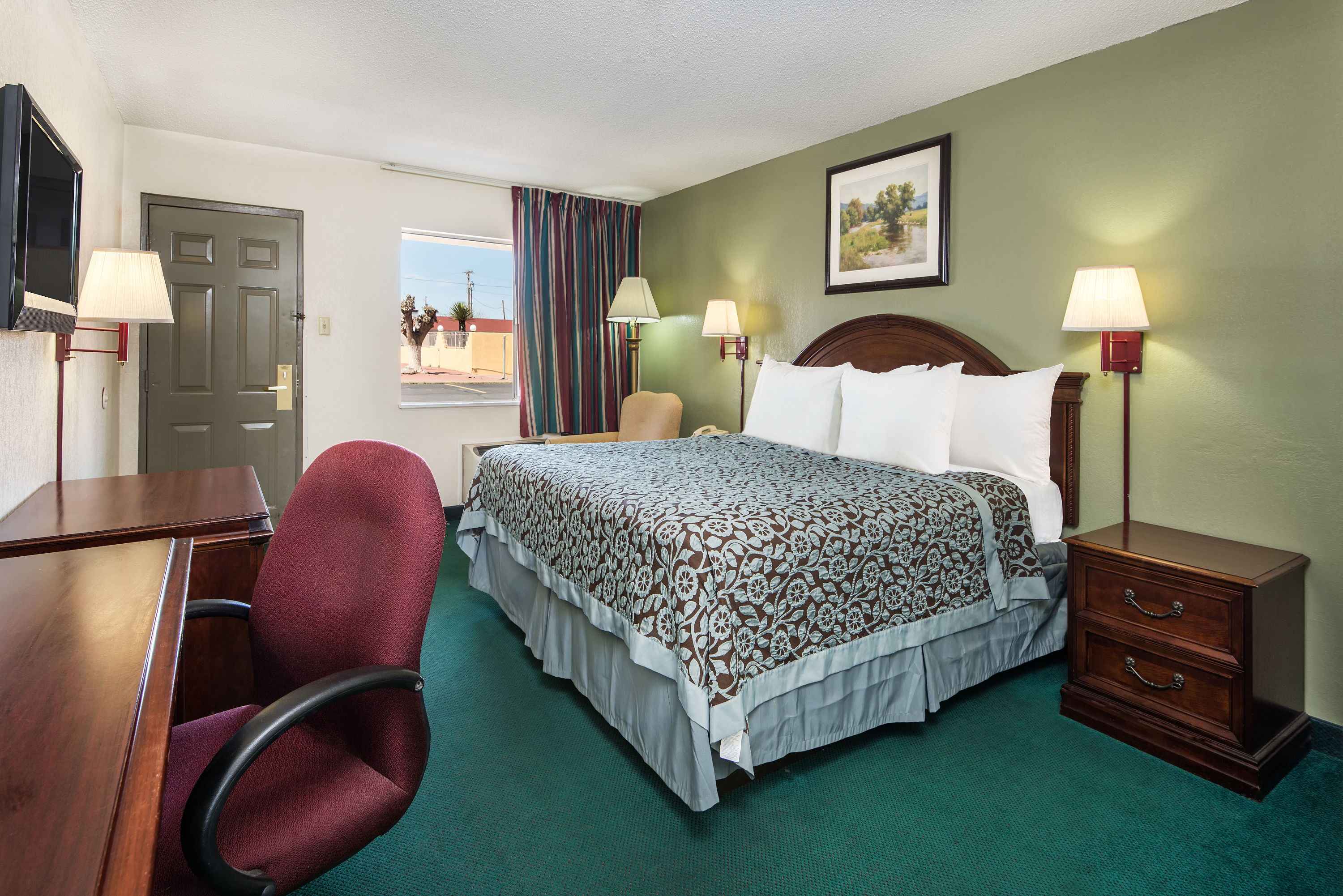 Guest room at the Days Inn by Wyndham Van Horn TX in Van Horn, Texas