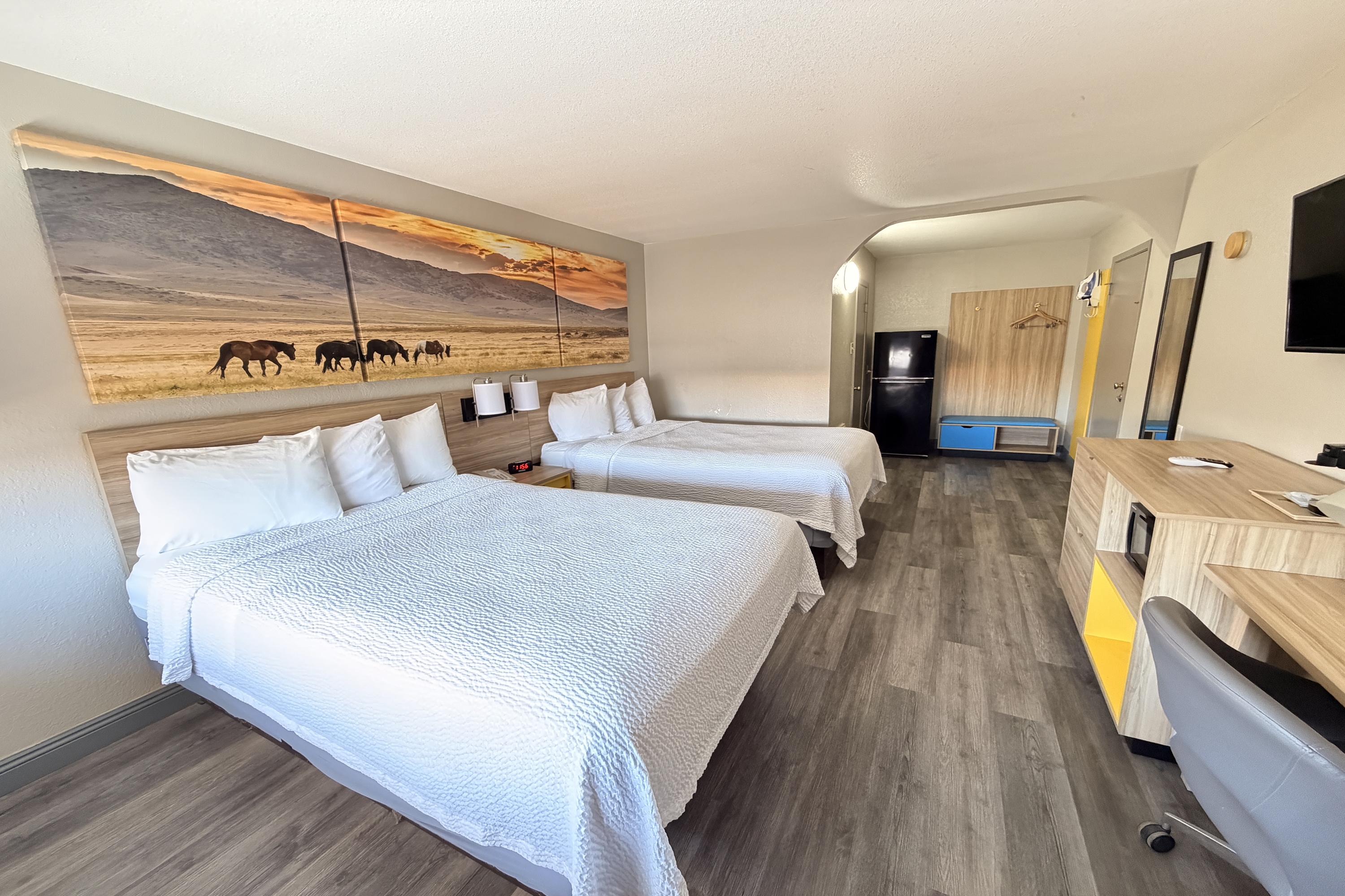 Guest room at the Days Inn by Wyndham Van Horn TX in Van Horn, Texas