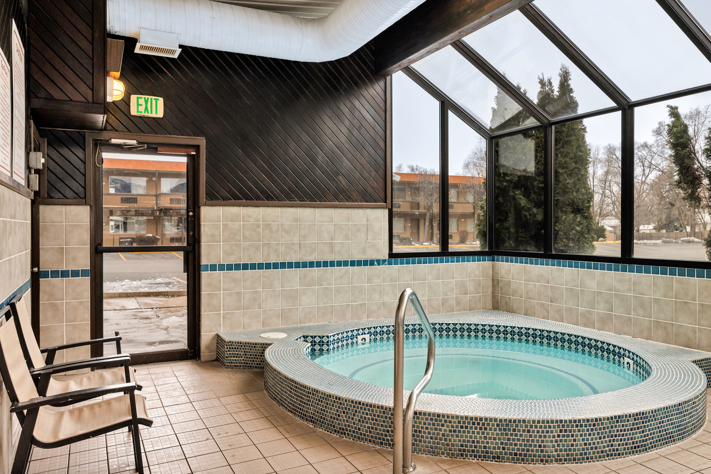 Hot tub at the Days Inn & Suites by Wyndham Logan in Logan, Utah