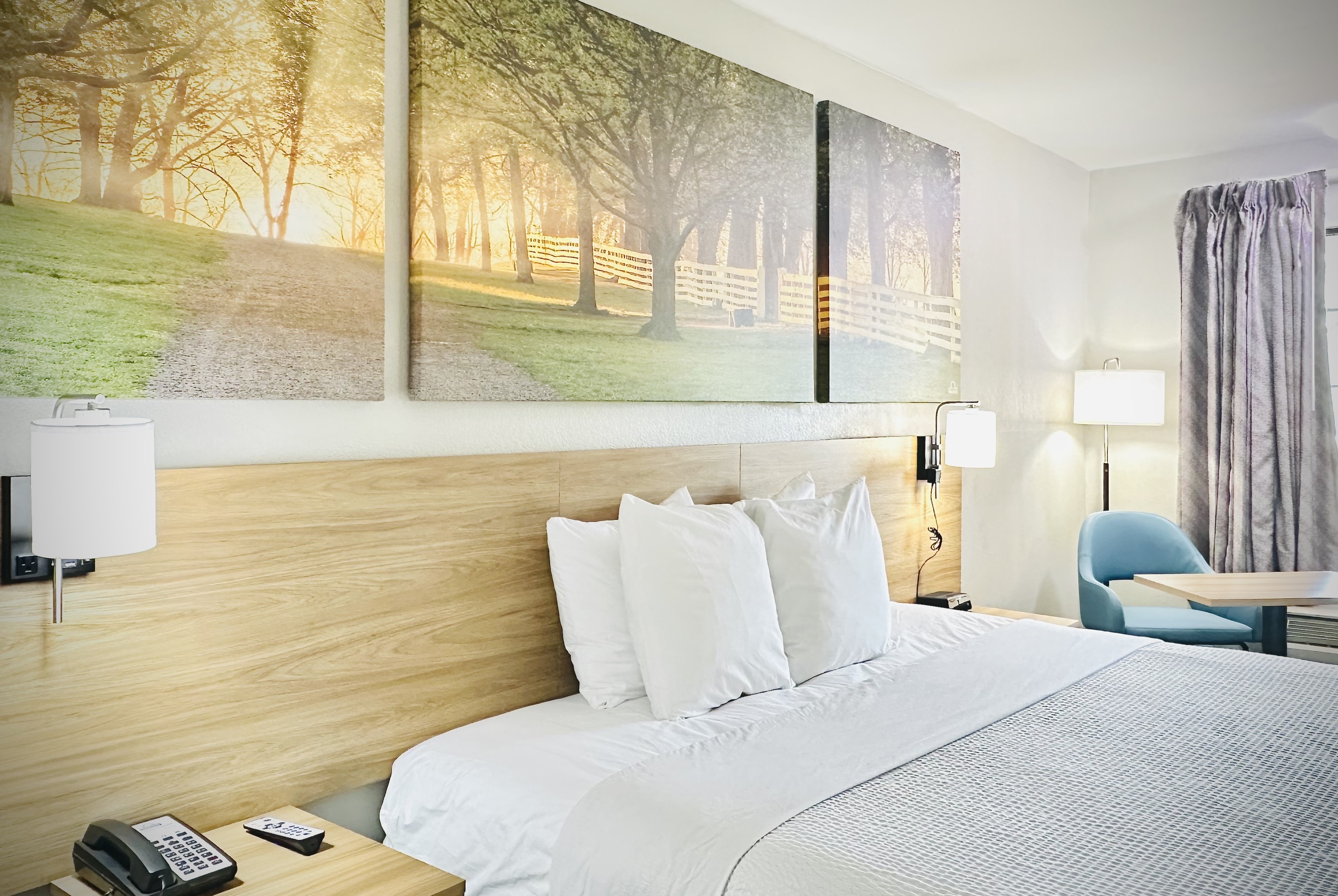 Guest room at the Days Inn by Wyndham Alexandria in Alexandria, Virginia