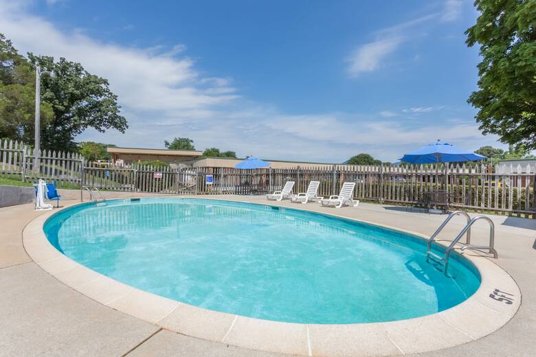 Pool at the Days Inn Bedford in Bedford, Virginia