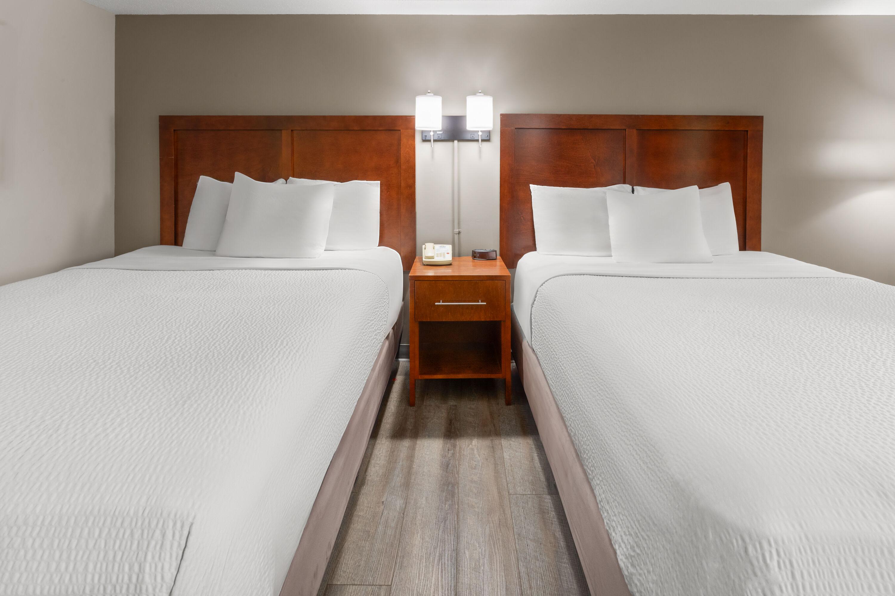 Guest room at the Days Inn by Wyndham Dumfries Quantico in Dumfries, Virginia