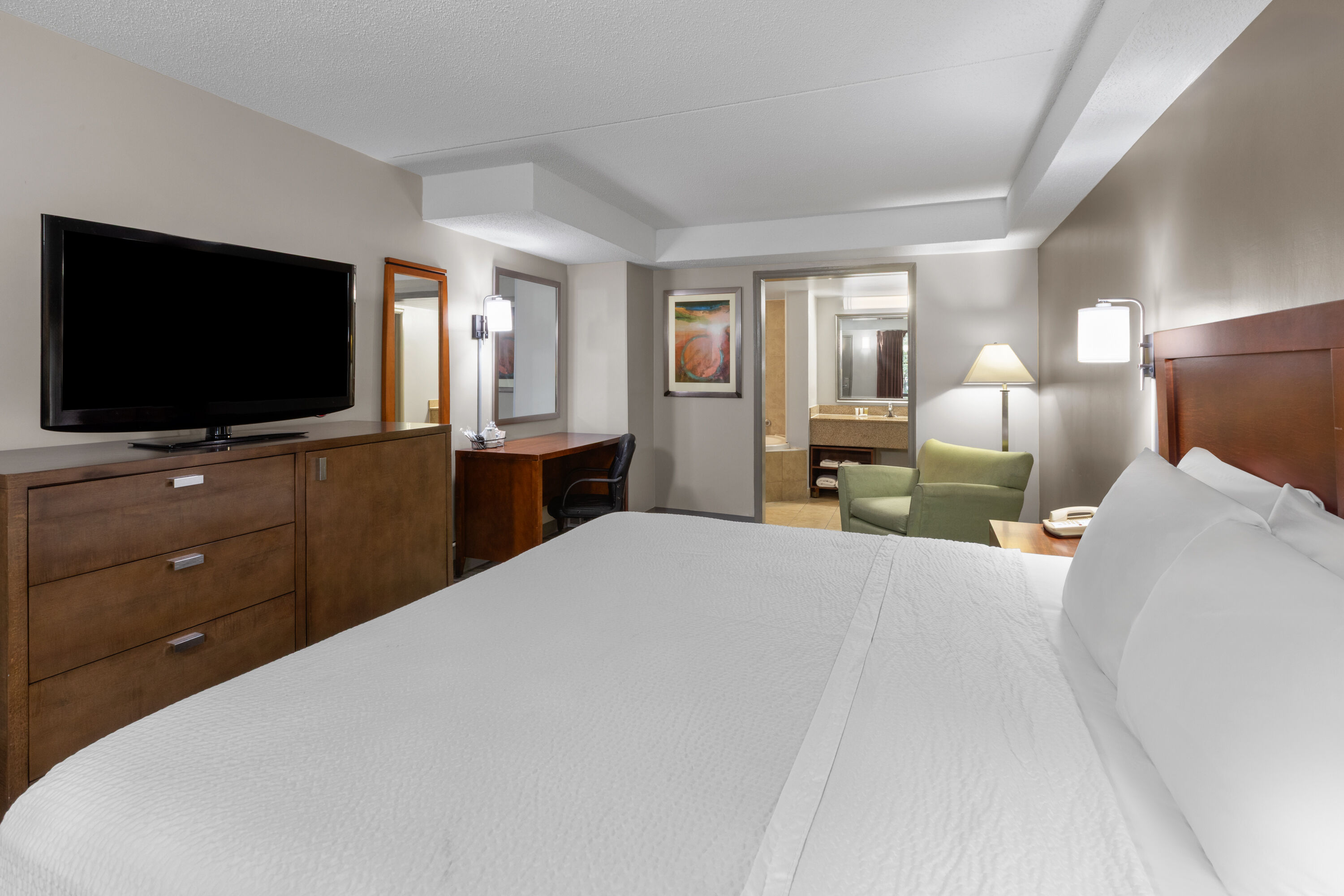 Guest room at the Days Inn by Wyndham Dumfries Quantico in Dumfries, Virginia