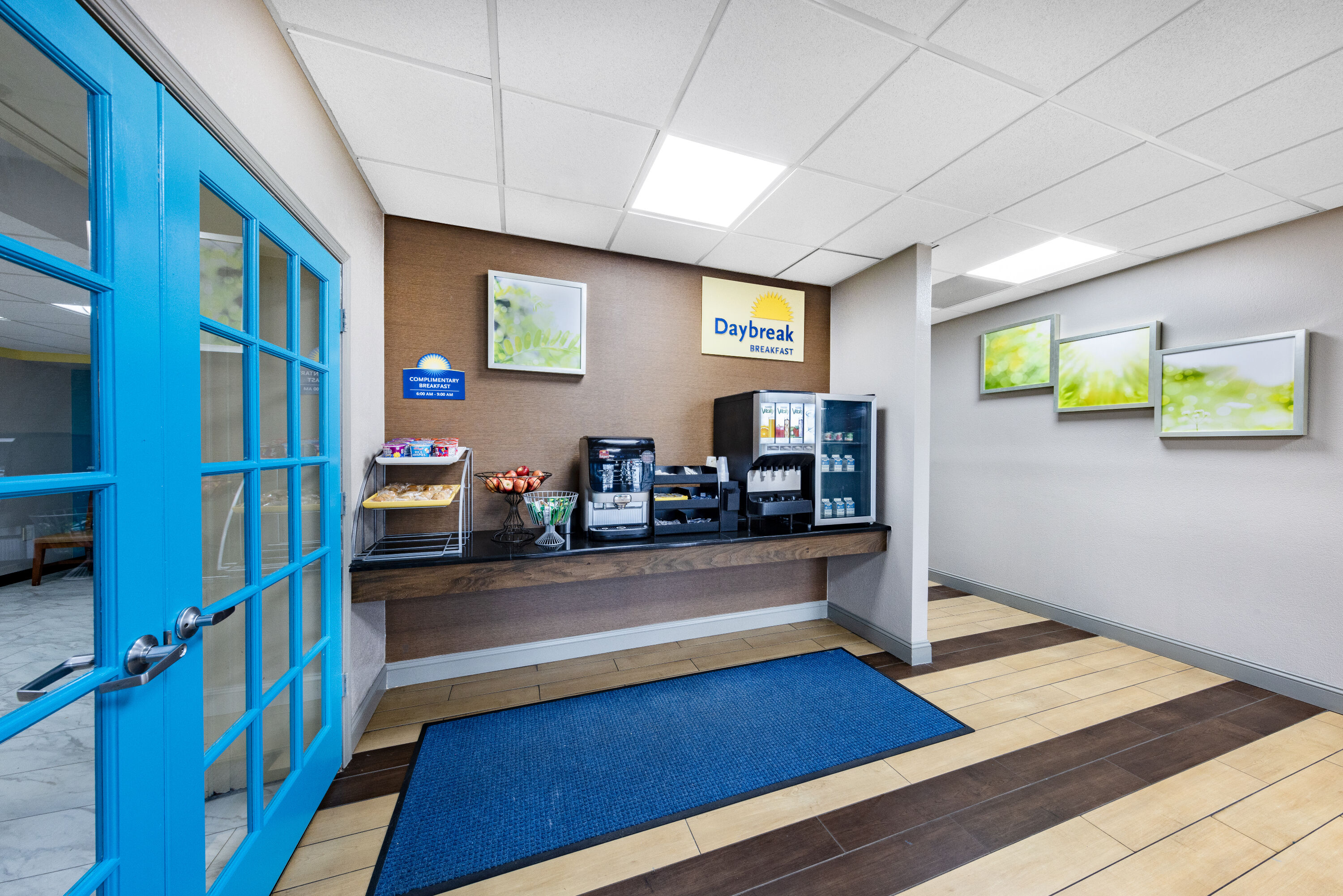 Free breakfast at Days Inn by Wyndham Fredericksburg North in Fredericksburg, Virginia