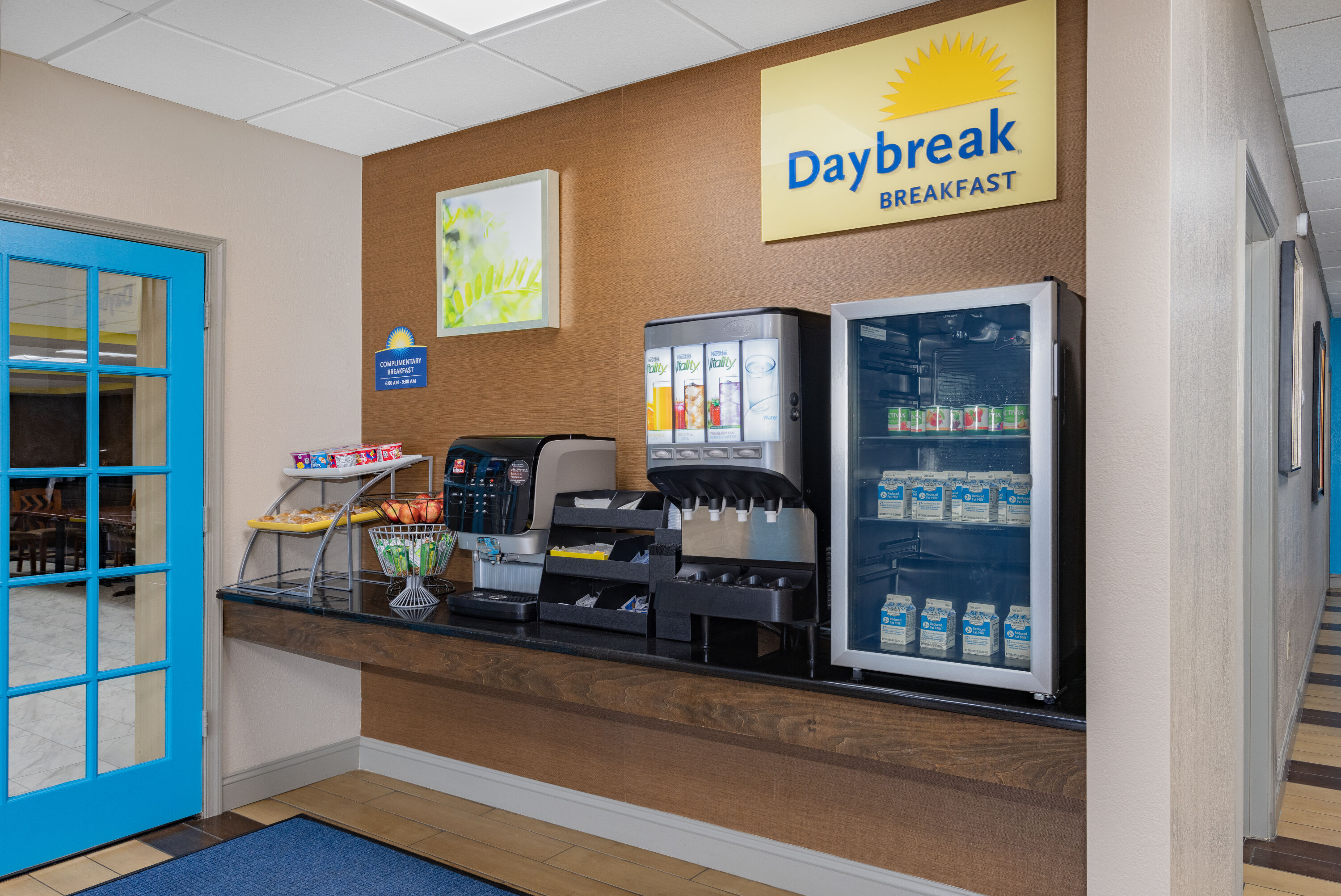 Free breakfast at Days Inn by Wyndham Fredericksburg North in Fredericksburg, Virginia