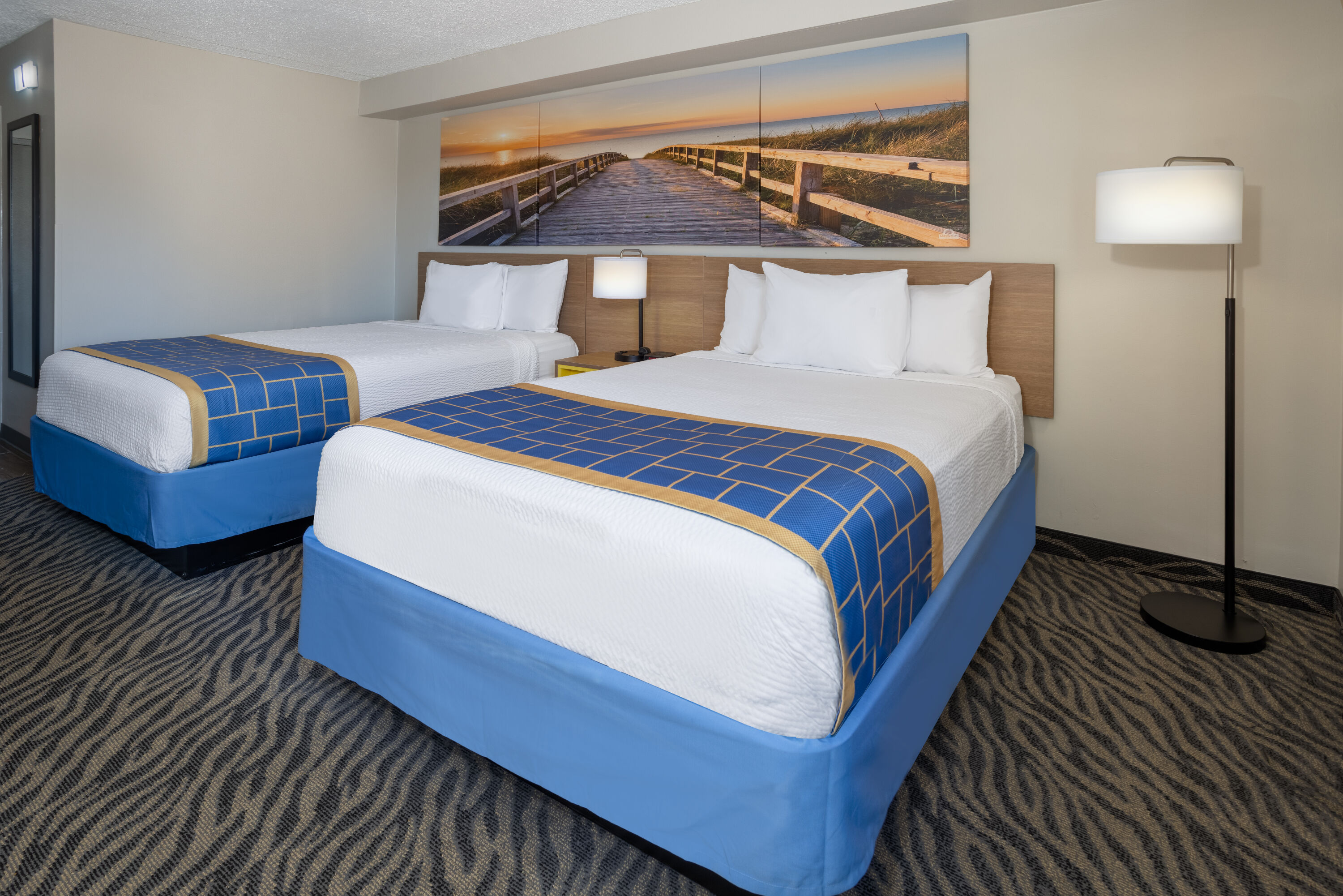 Guest room at the Days Inn by Wyndham Manassas Battlefield in Manassas, Virginia