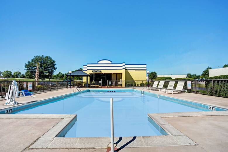 Pool at the Days Inn Norfolk Military Circle in Norfolk, Virginia